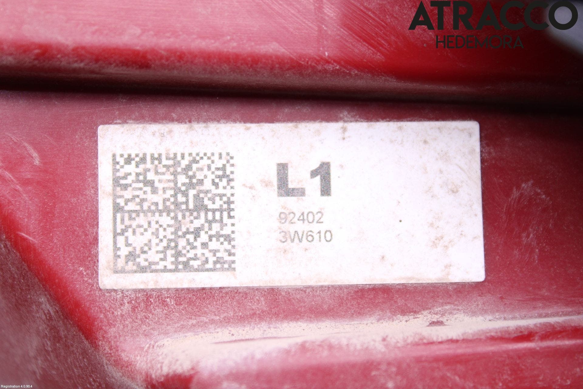 Kia SPORTAGE (SL) 11-15 Bakljus Höger