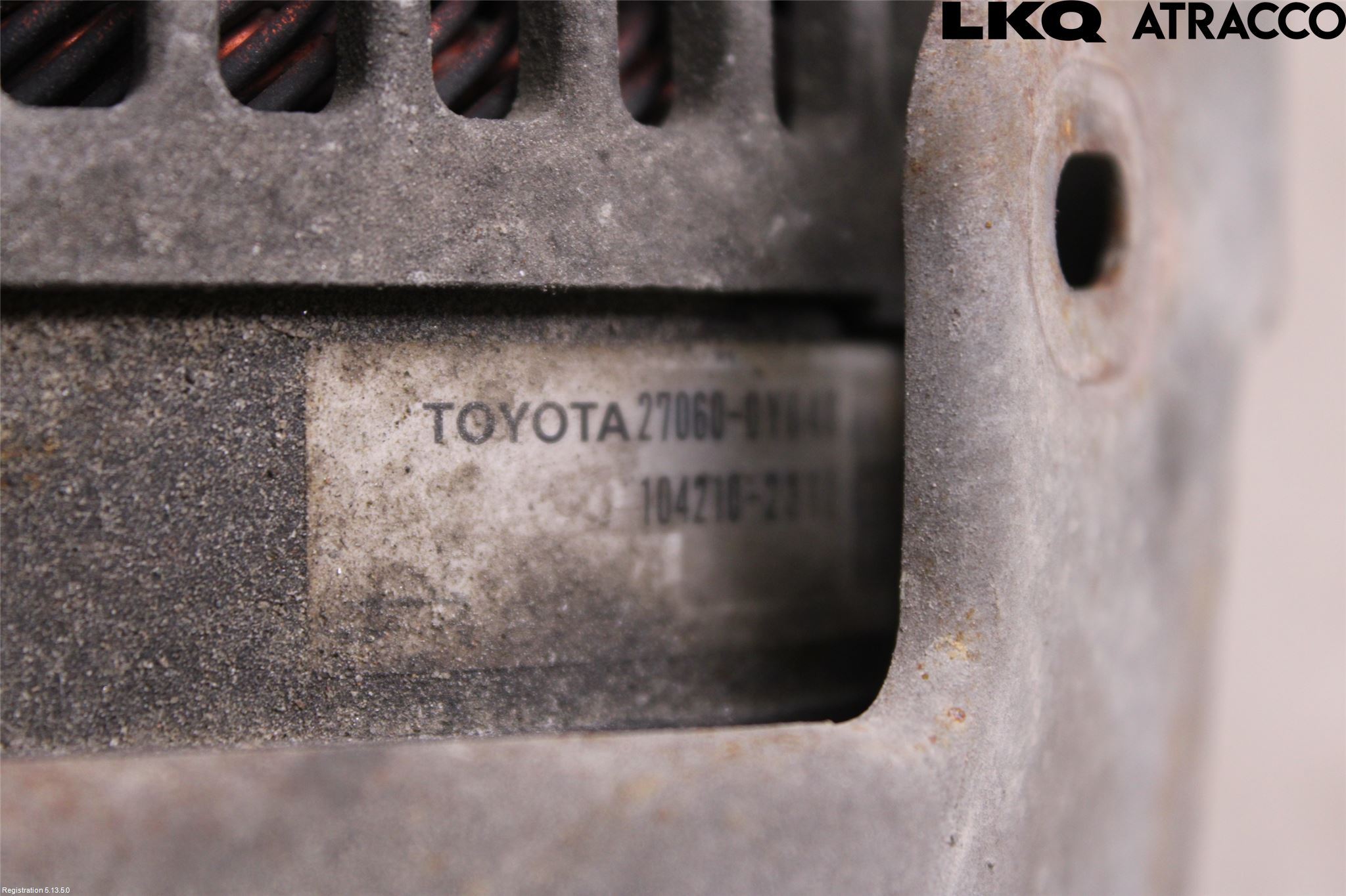 Toyota YARIS XP90 06-11 Generator