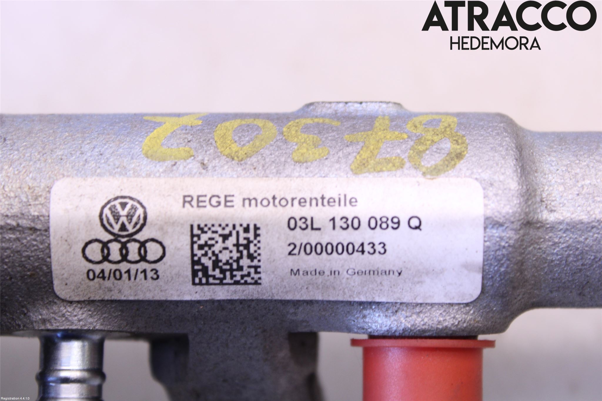 Audi A4 12-15 Inj. Fuelrail