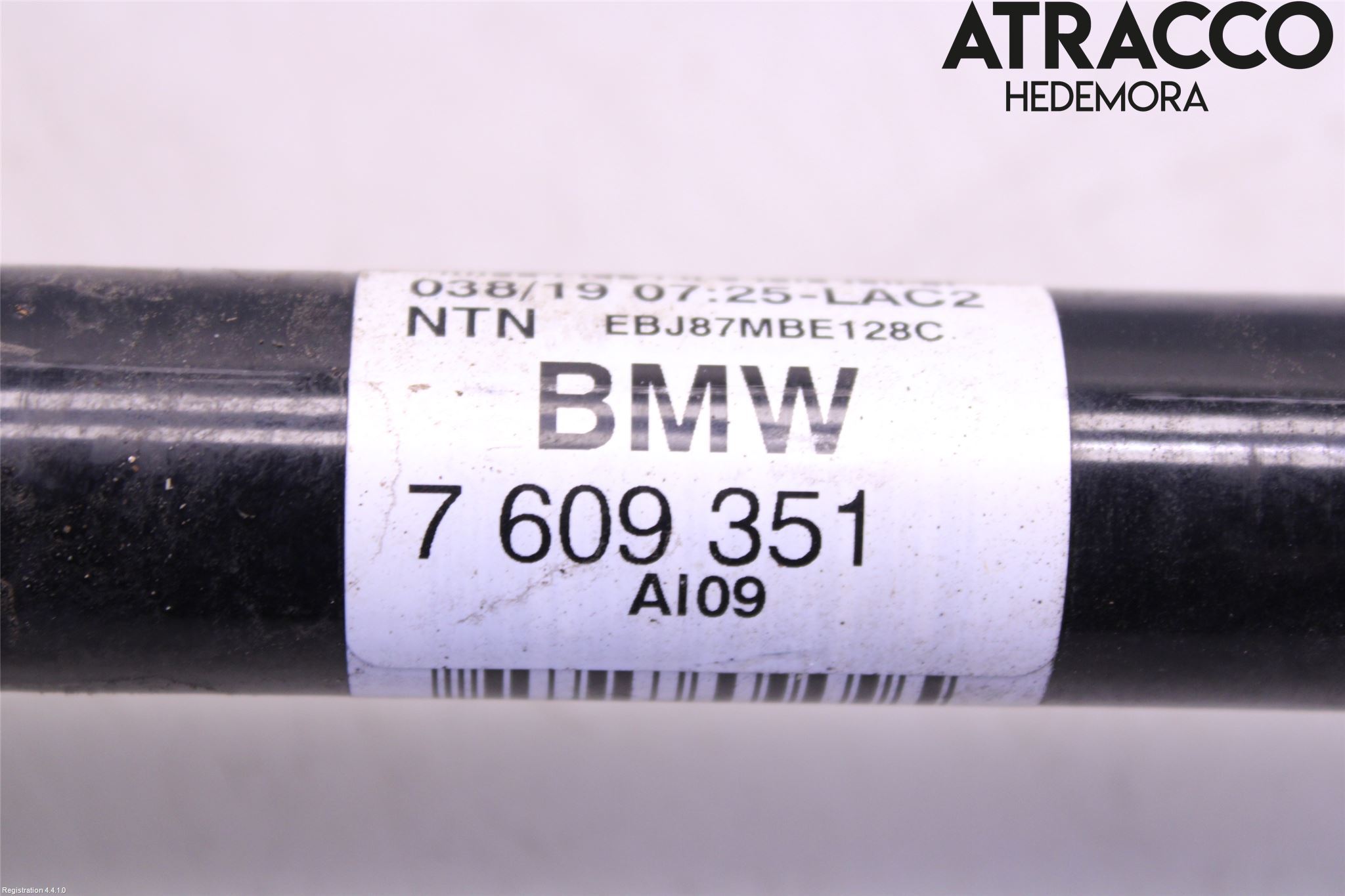 BMW 3 F30/F31/F80 12-19 Drivaxel Bak Vänster