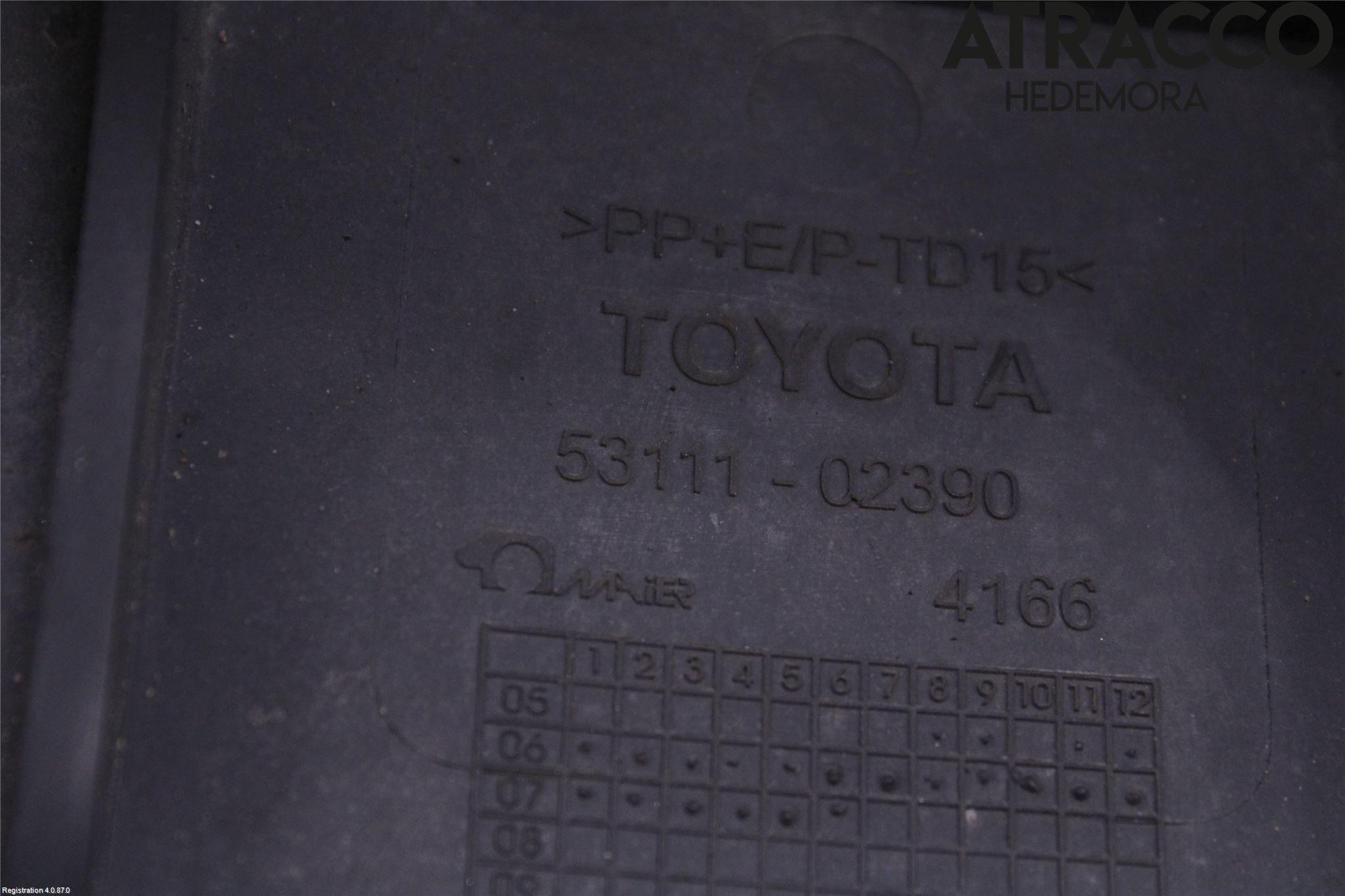 Toyota AURIS 07-09 Grill Komp