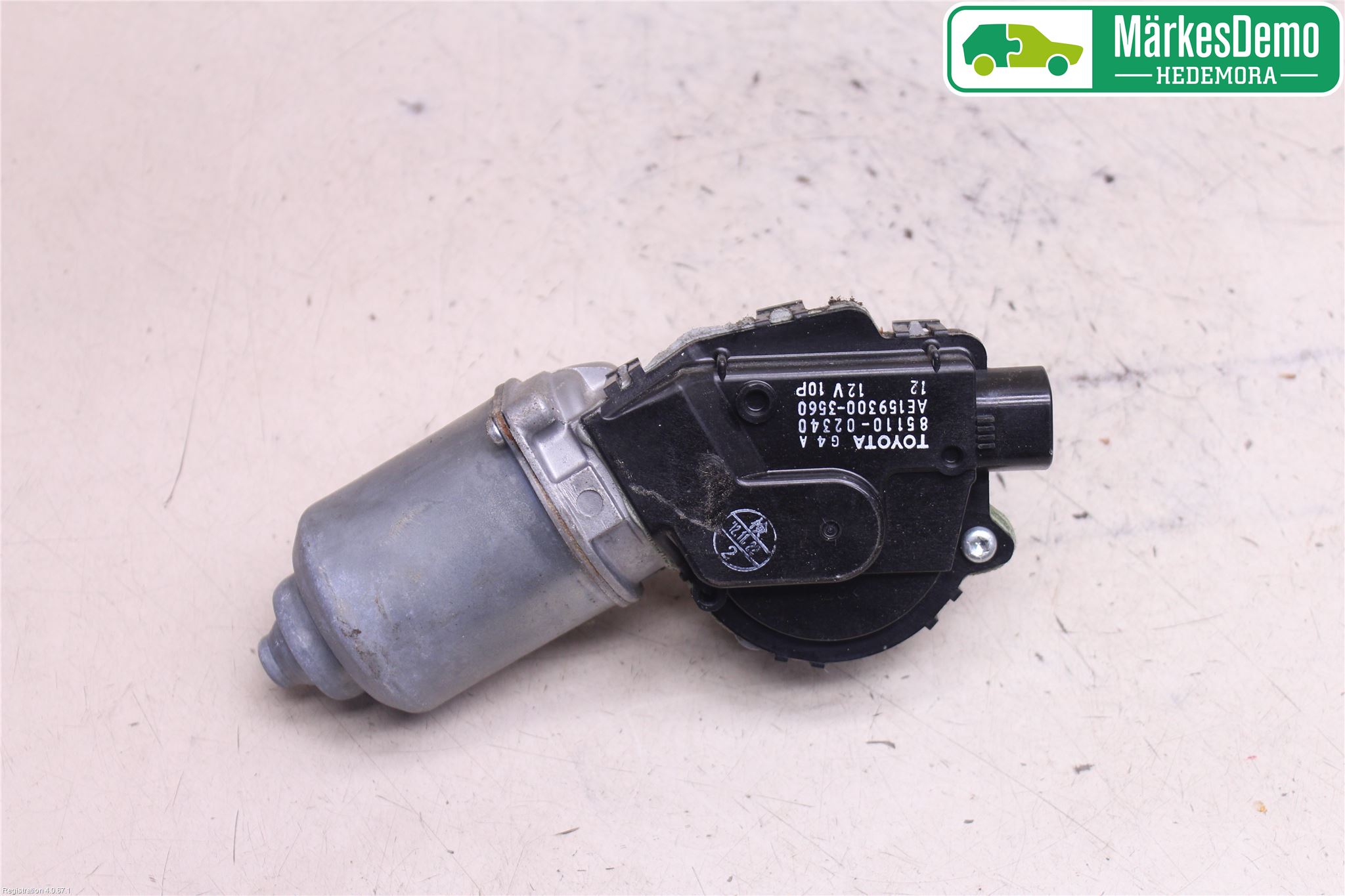 Toyota AURIS 13-19 Torkarmotor Vindruta