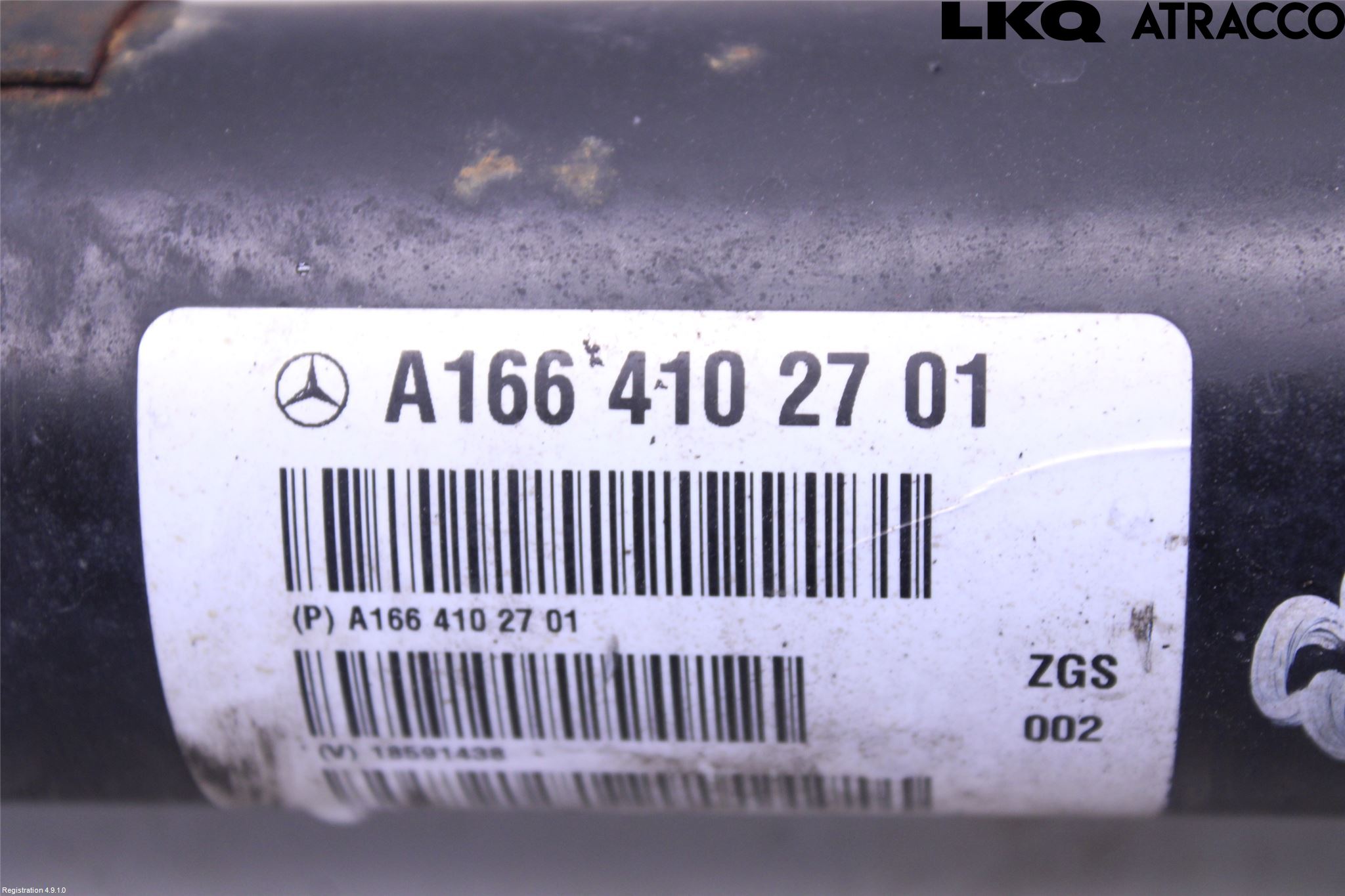 Mercedes-Benz MB ML/GLE-KLASS (W166) 12-18 Mellanaxel Främre 4Wd