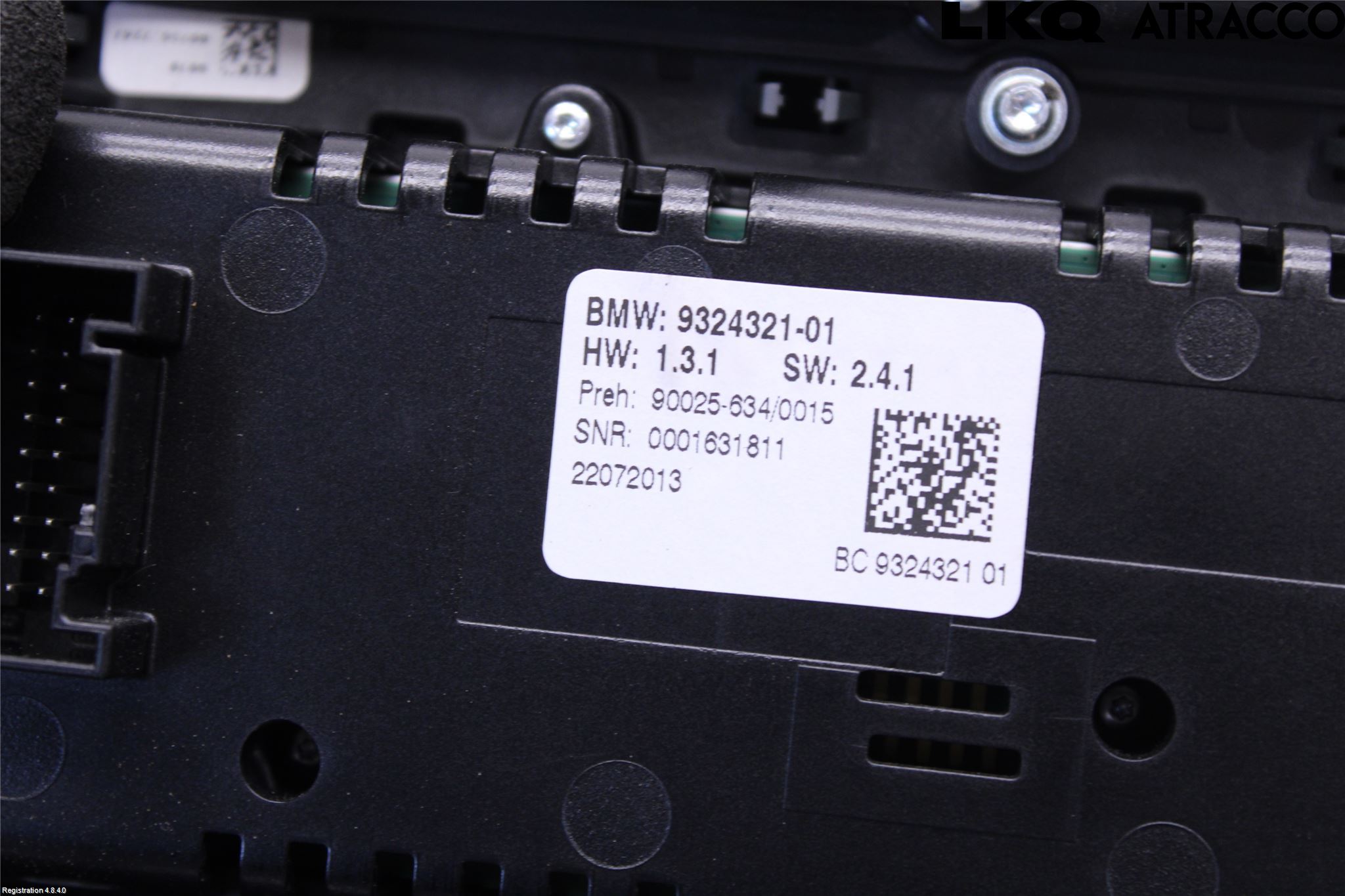 BMW 5 F10/F11/F18 09-17 Ac Styrenhet Ac Manöveren