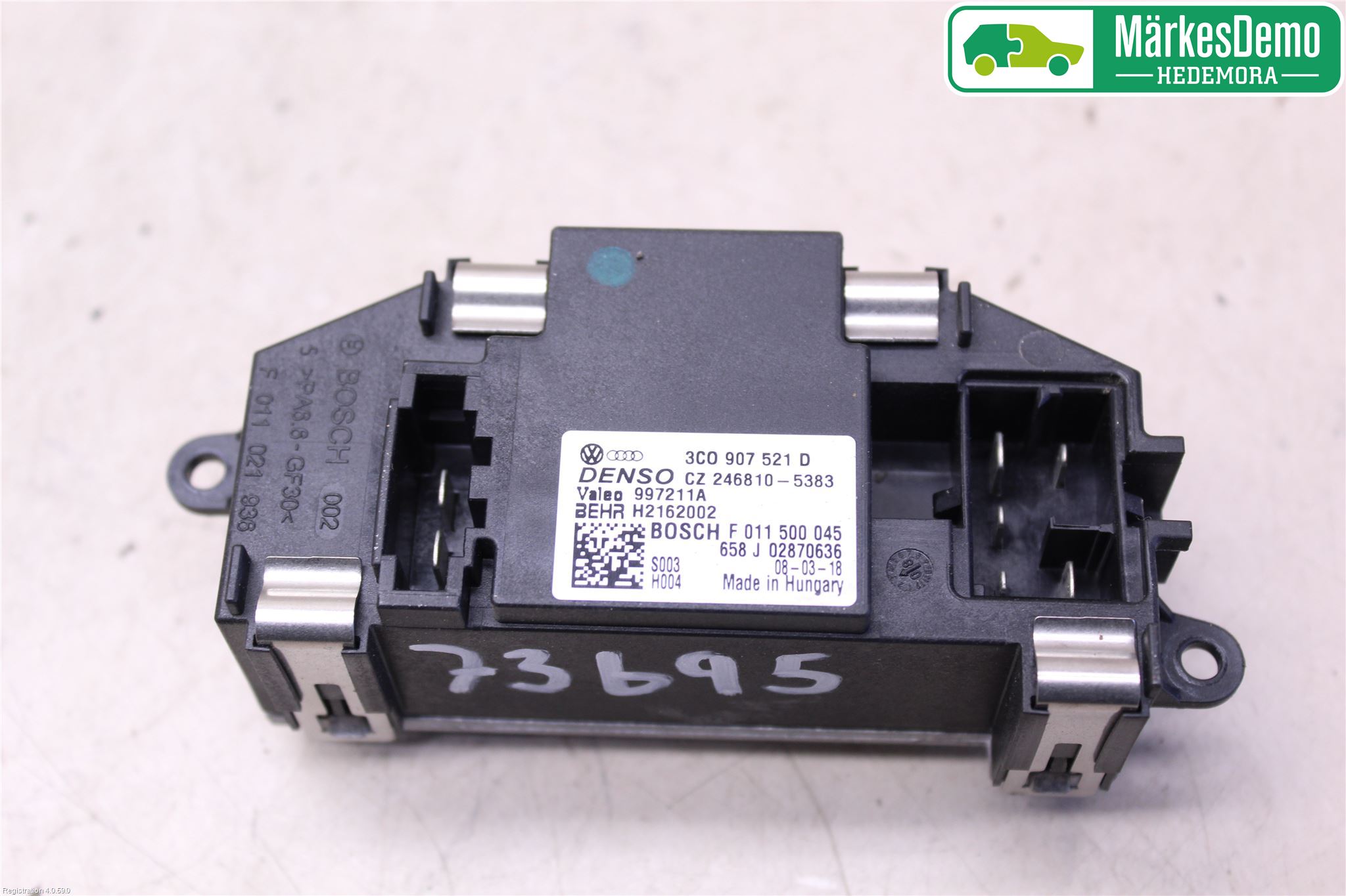 Audi A3/S3 05-13 Värmefläktsmotstånd