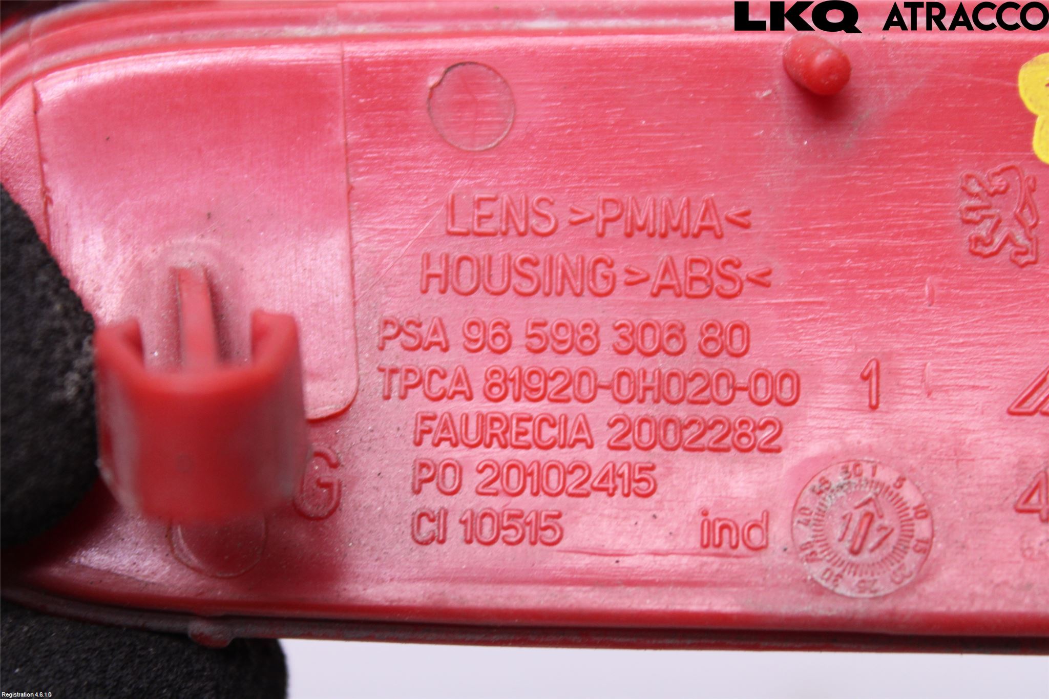 Citroen JUMPY/E-JUMPY 16- Dimljus/Reflex Bak