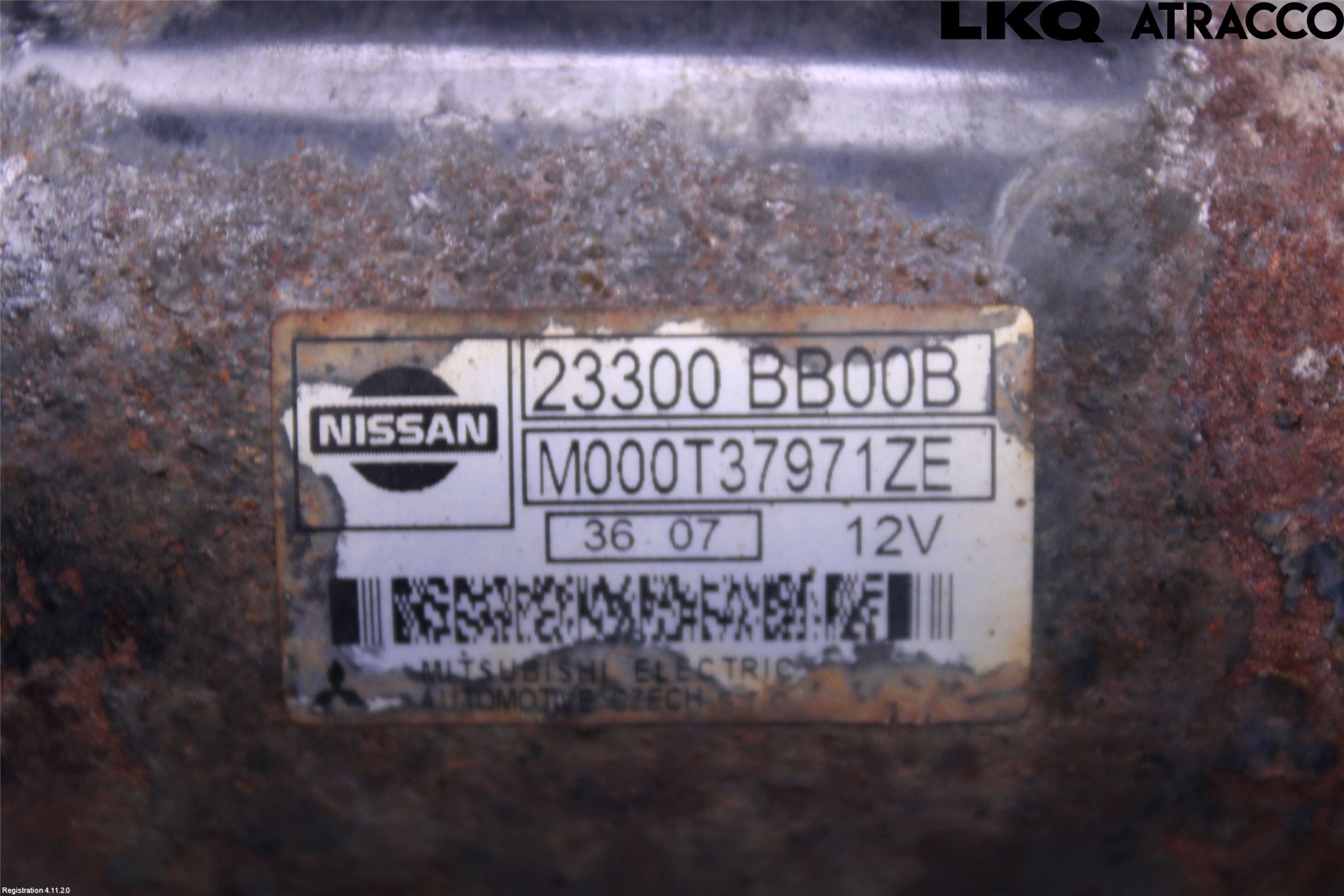 Nissan QASHQAI+2  10-14 Startmotor