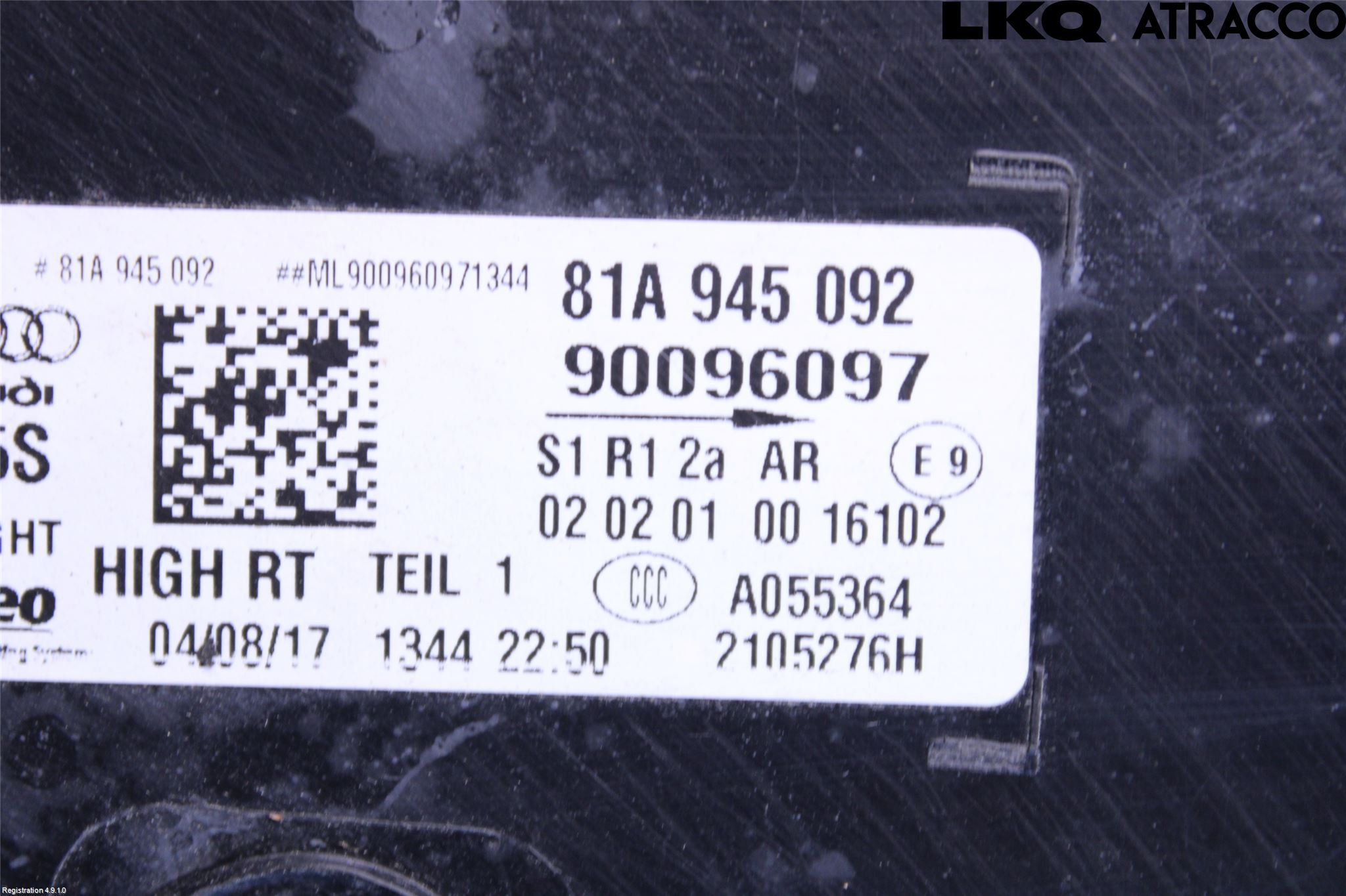 Audi Q2/SQ2 17- Bakljus Höger