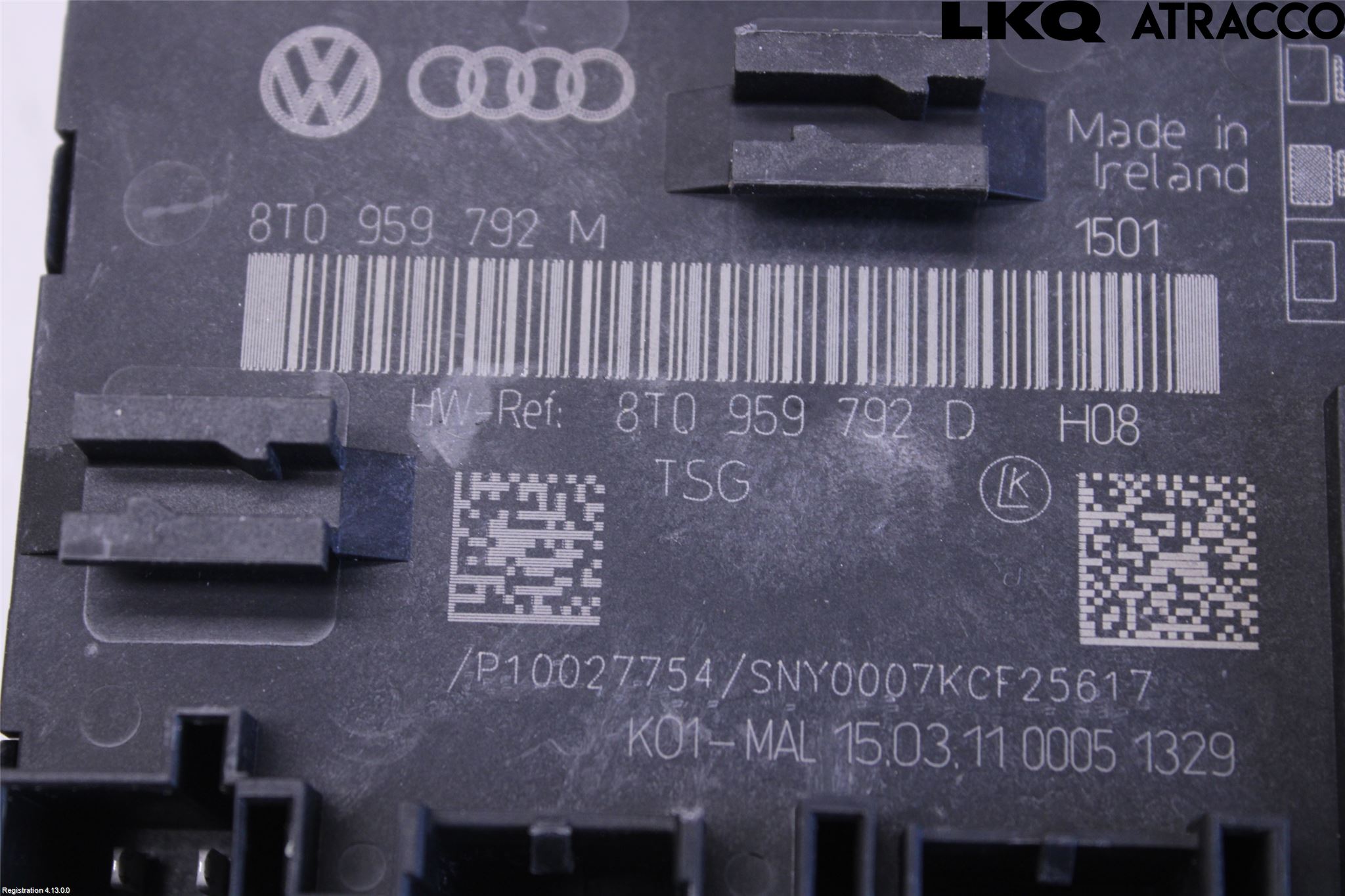 Audi A4/S4 08-11 Styrenhet Dörr