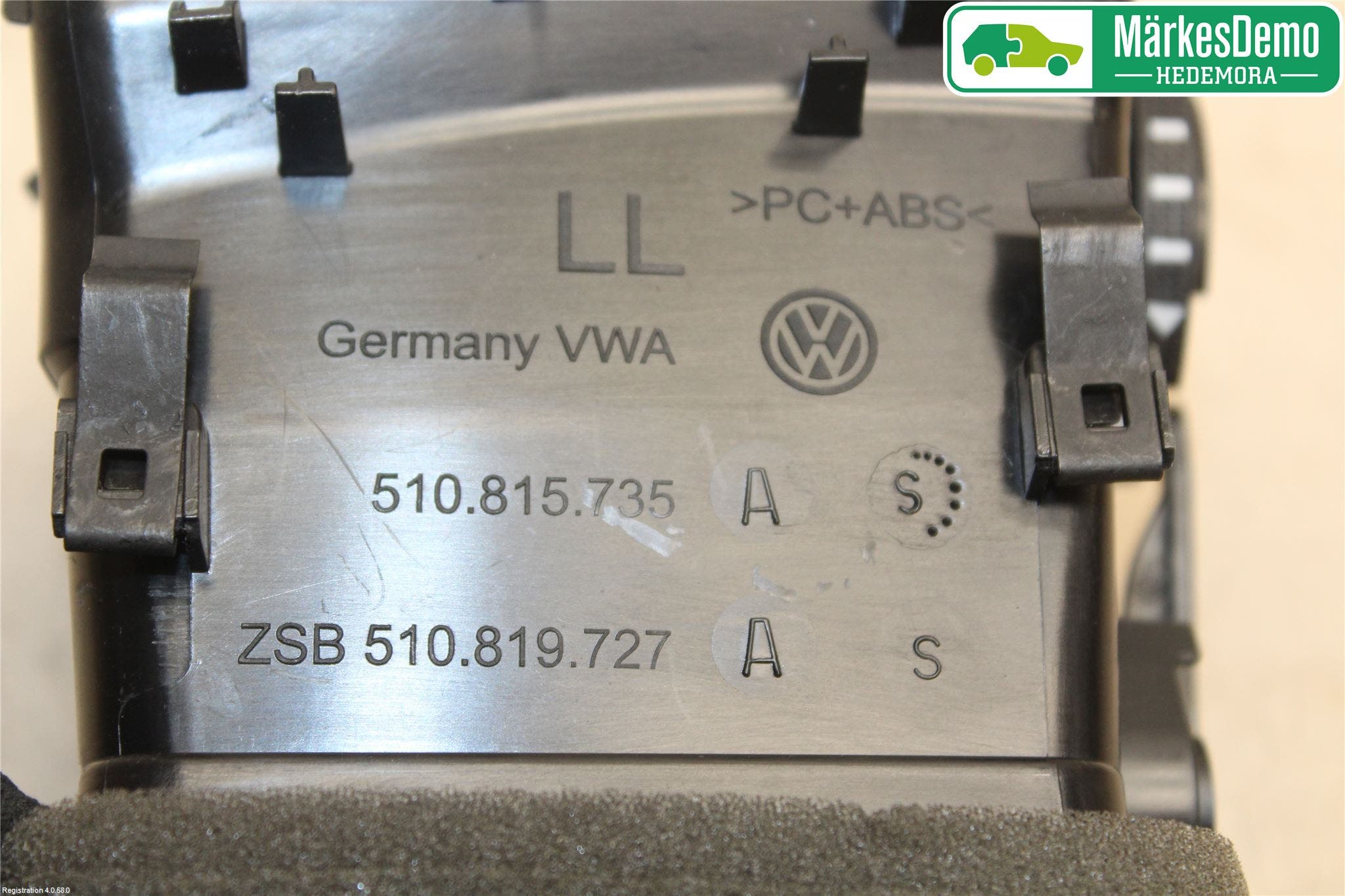 Volkswagen VW GOLF SPORTSVAN 15-20 Defrosterkanal-Munstycke