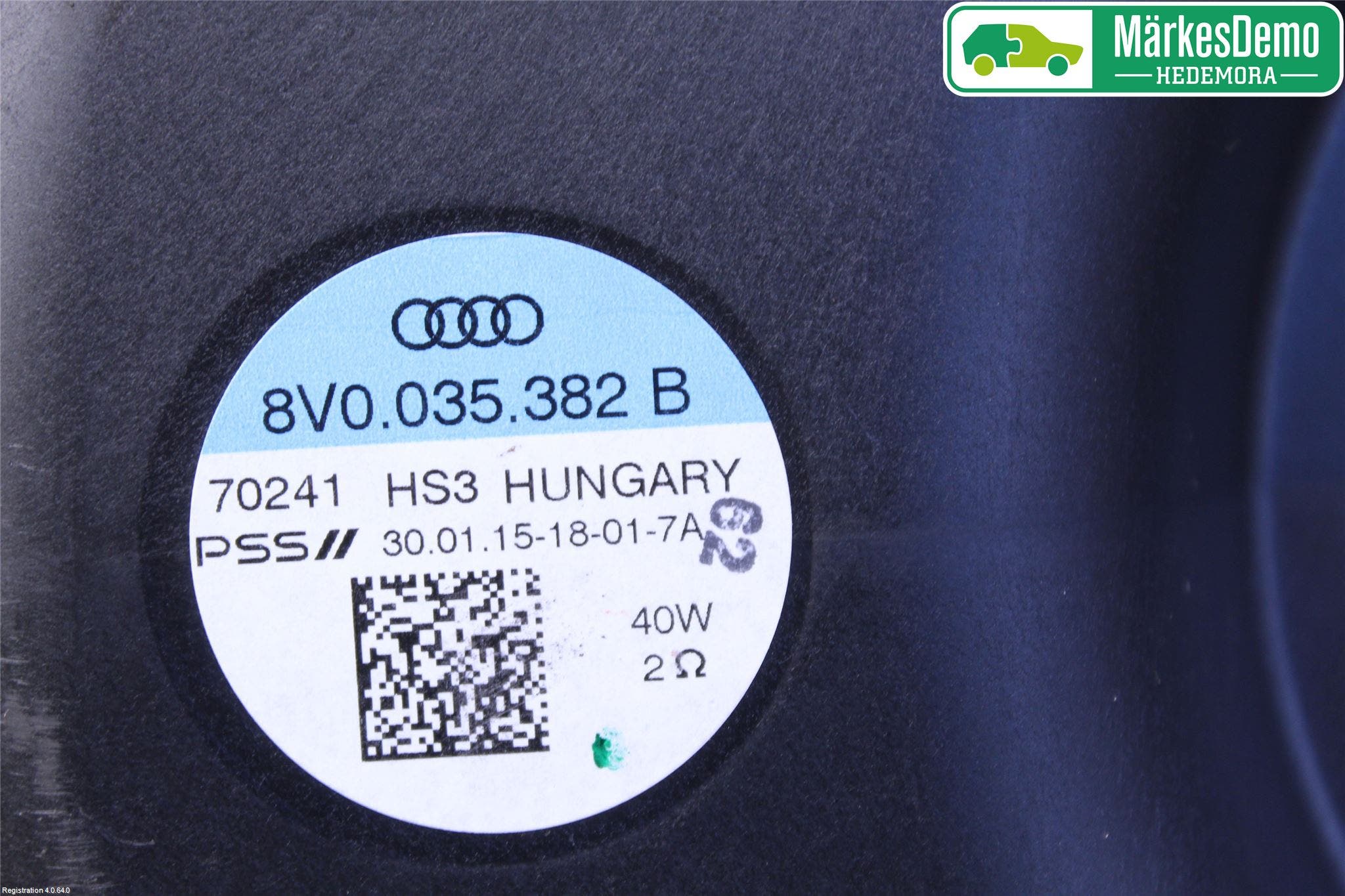 Audi A3/S3 8V 13-20 Högtalare