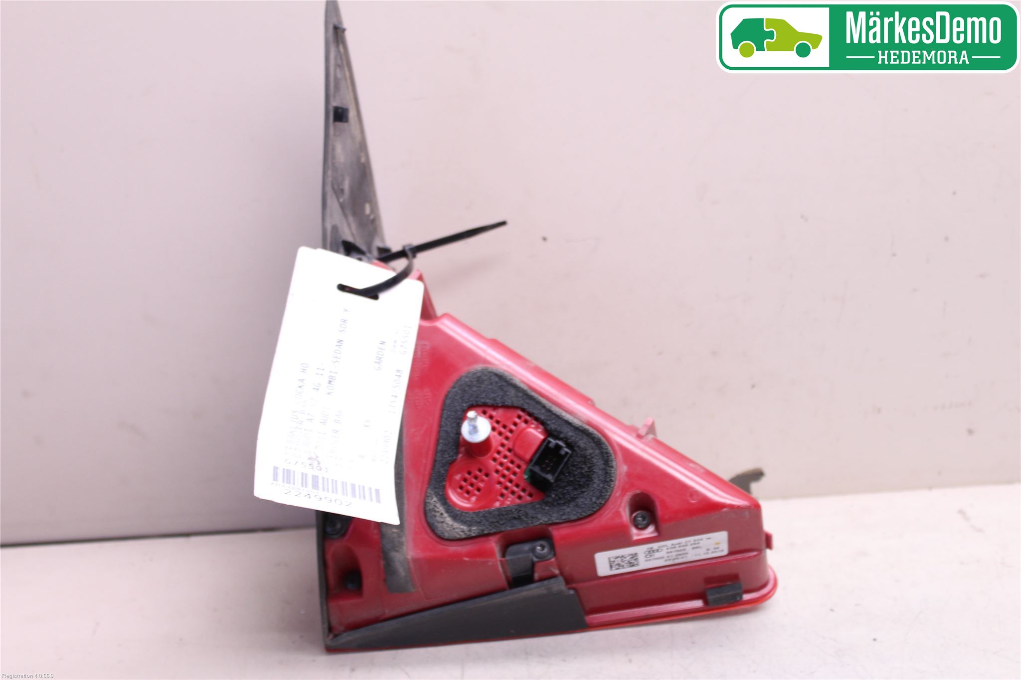 Audi A7/S7 4G 11-17 Bakljus Lucka Hö