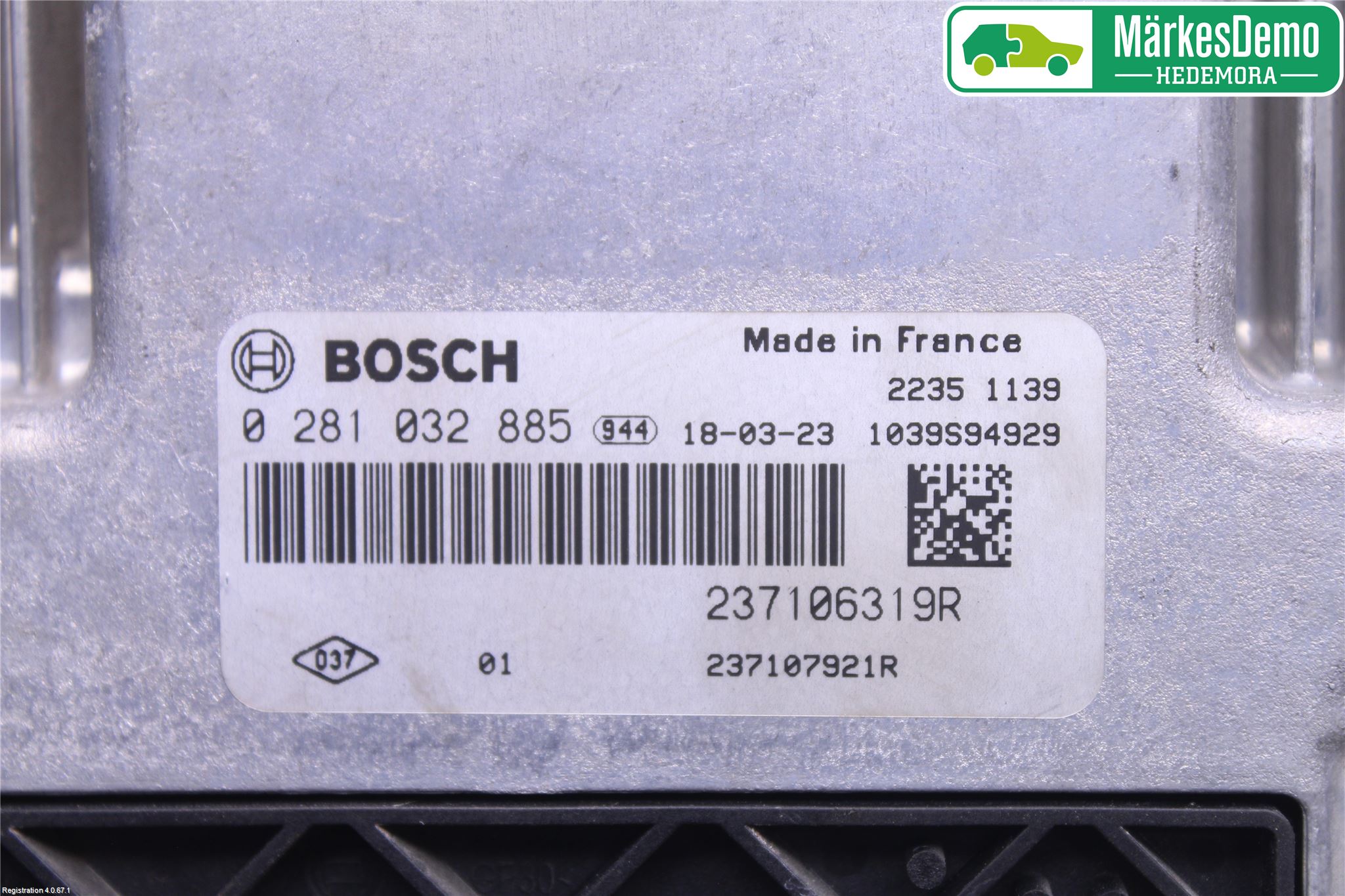 Renault KANGOO II 15-21 Styrenhet Inspump Diesel