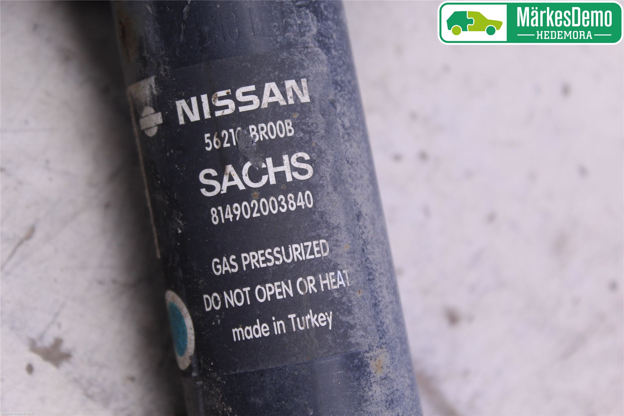 Nissan QASHQAI 10-14 Stötdämpare Bak