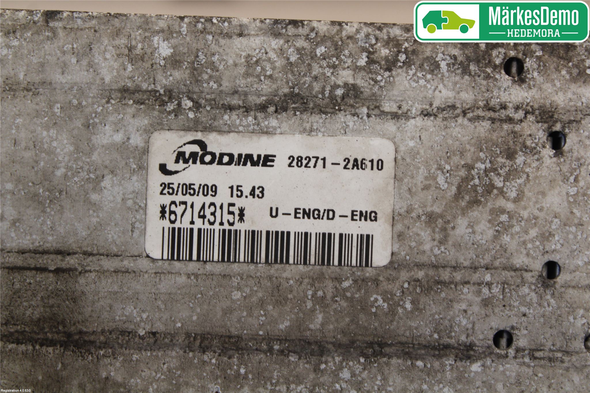 Kia CEED 06-12 Laddluft-Intercooler Kyl