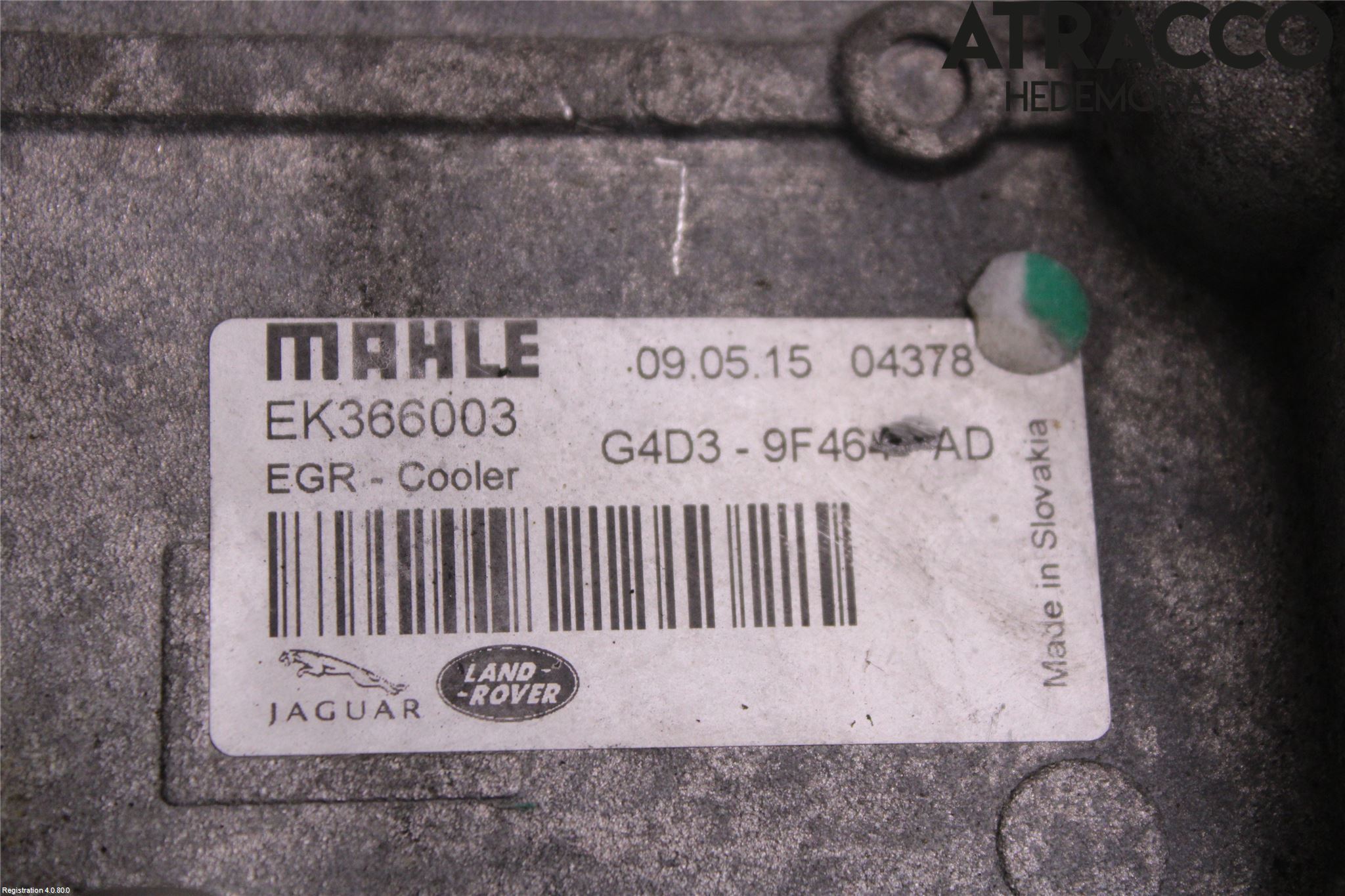 Jaguar XE (X760) 15-24 Avgaskylare