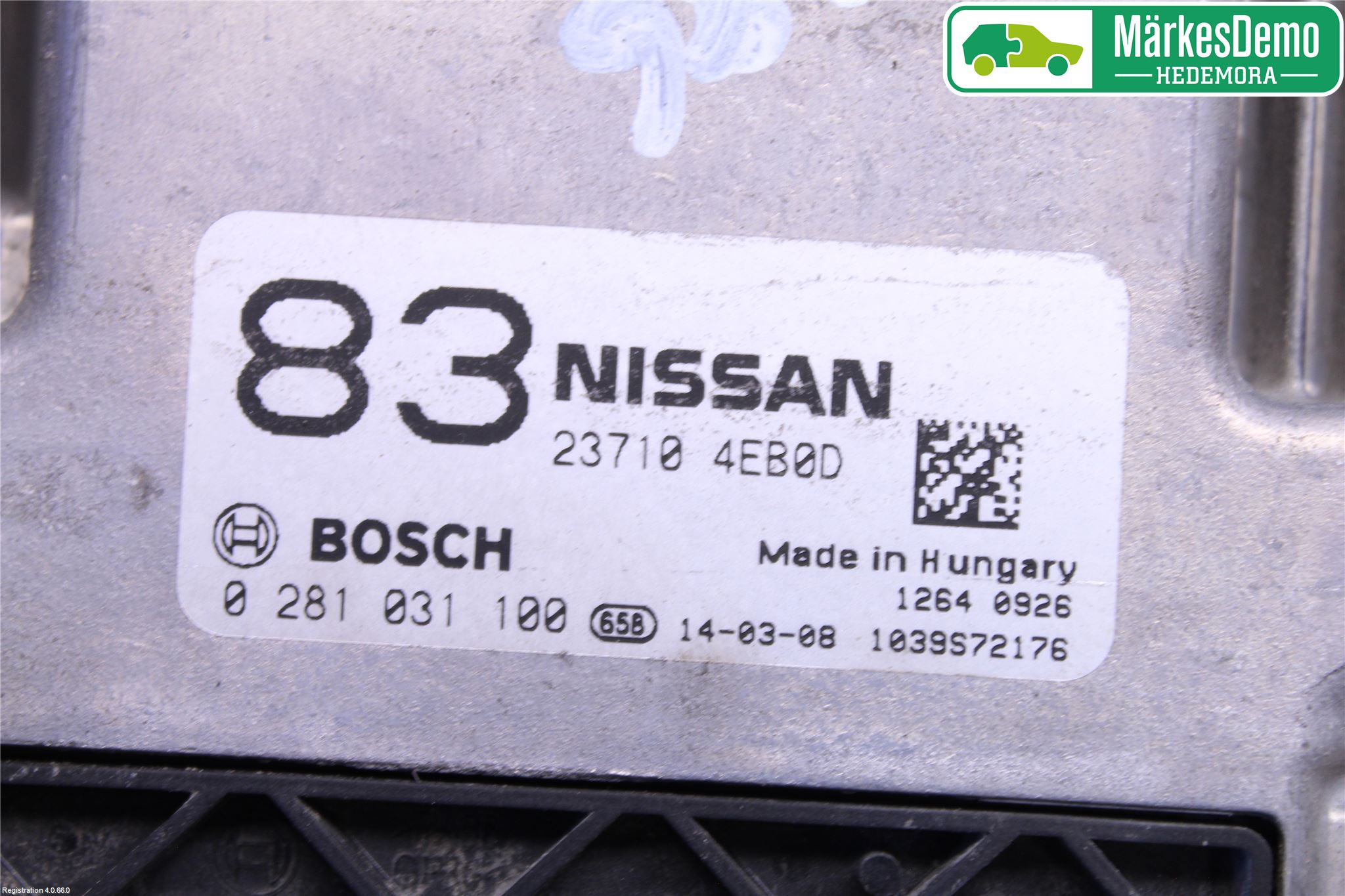Nissan QASHQAI 14-17 Styrenhet Insprut Bensin