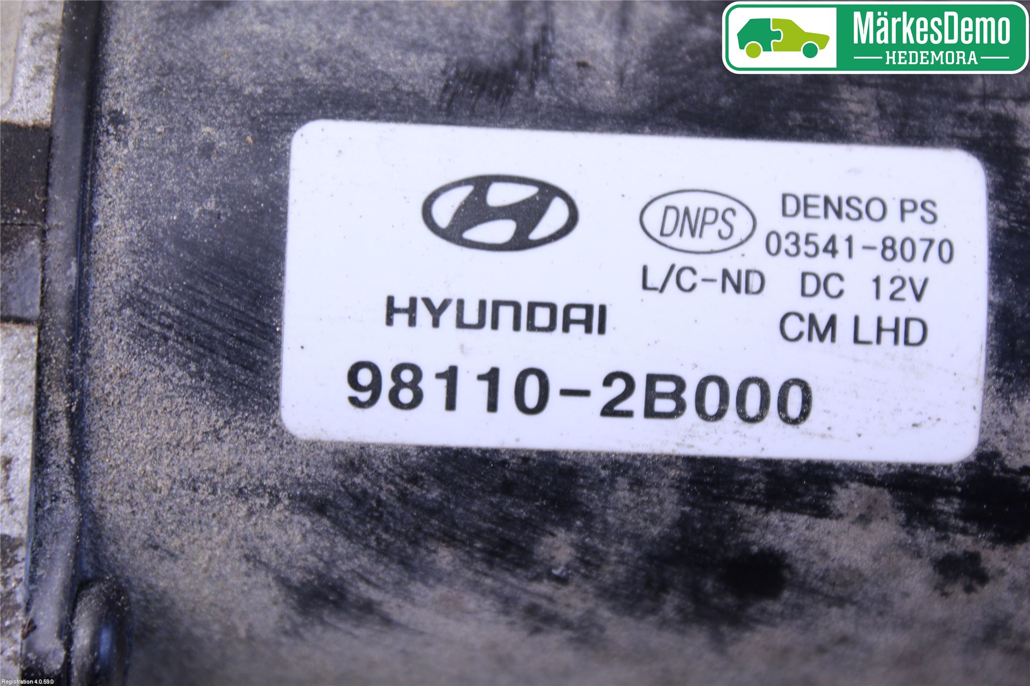 Hyundai SANTA FE  06-12 Torkarmotor Vindruta