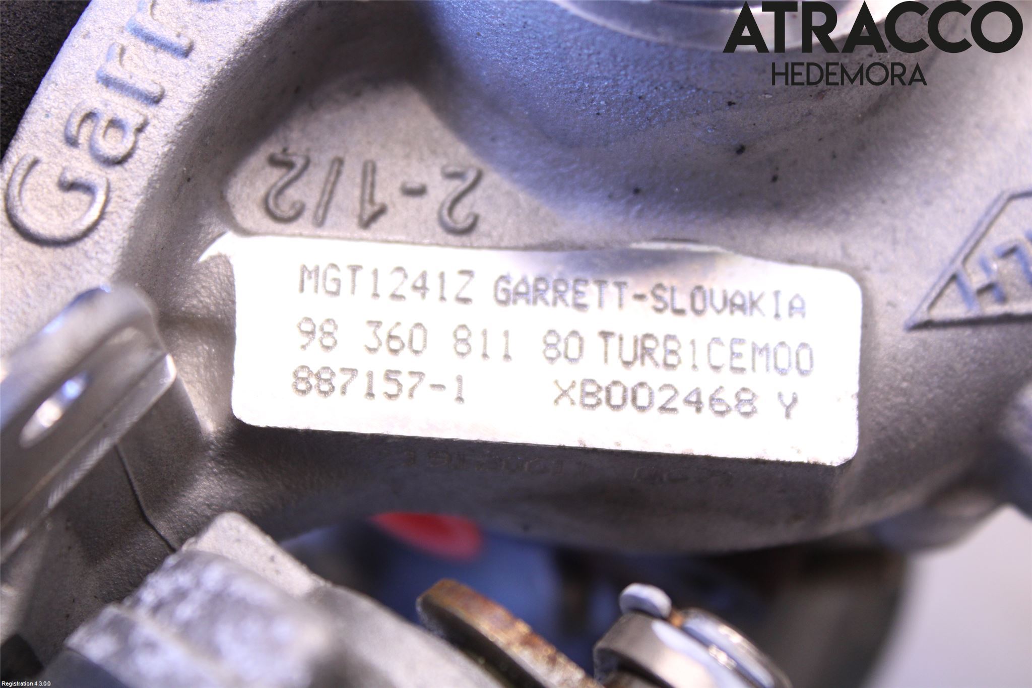 Opel CORSA F, CORSA-E 20- Turboaggregat