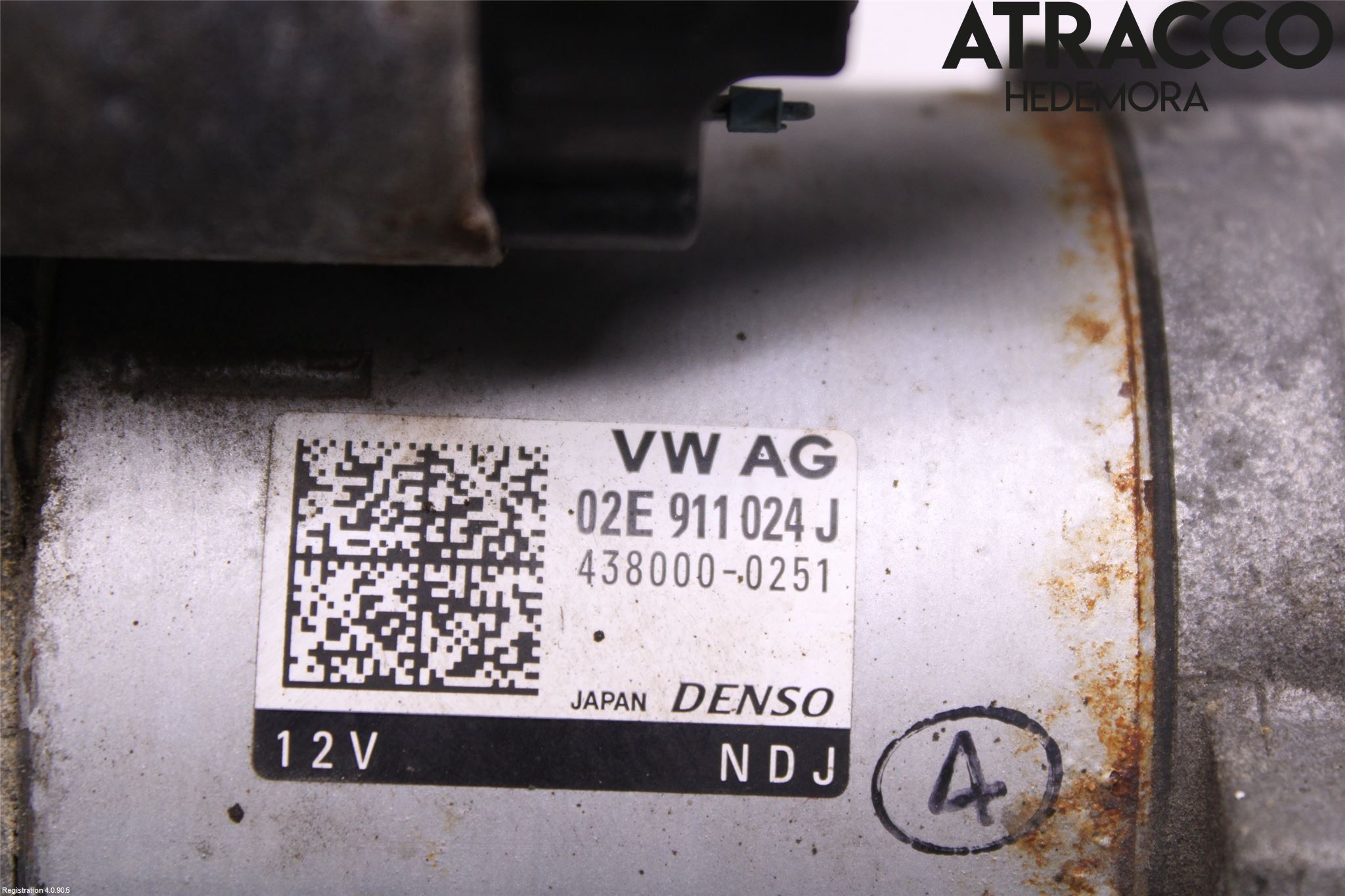 Volkswagen VW PASSAT 15-19 Startmotor Diesel