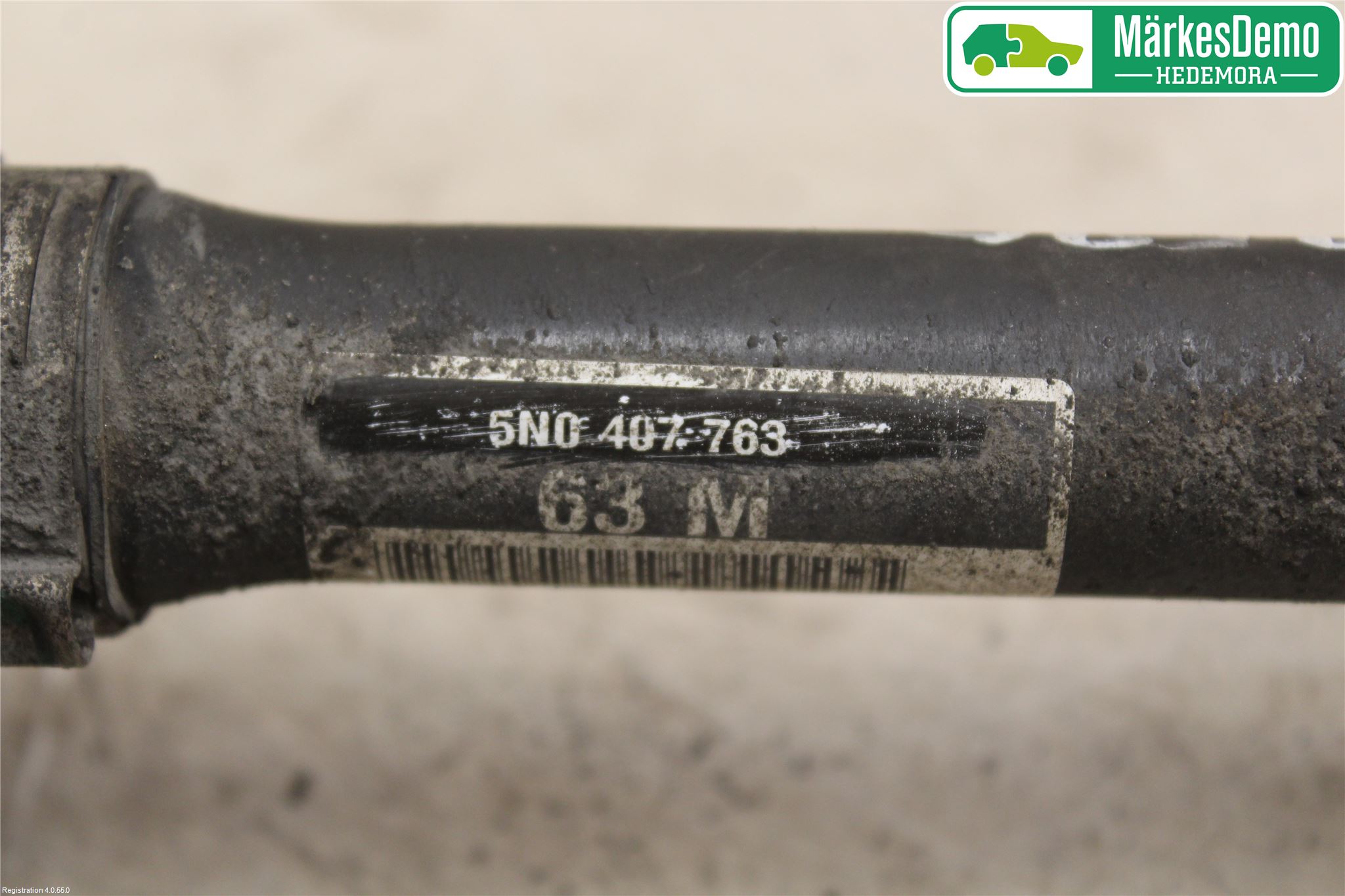 Volkswagen VW TIGUAN 07-16 Drivaxel Fram Vänster
