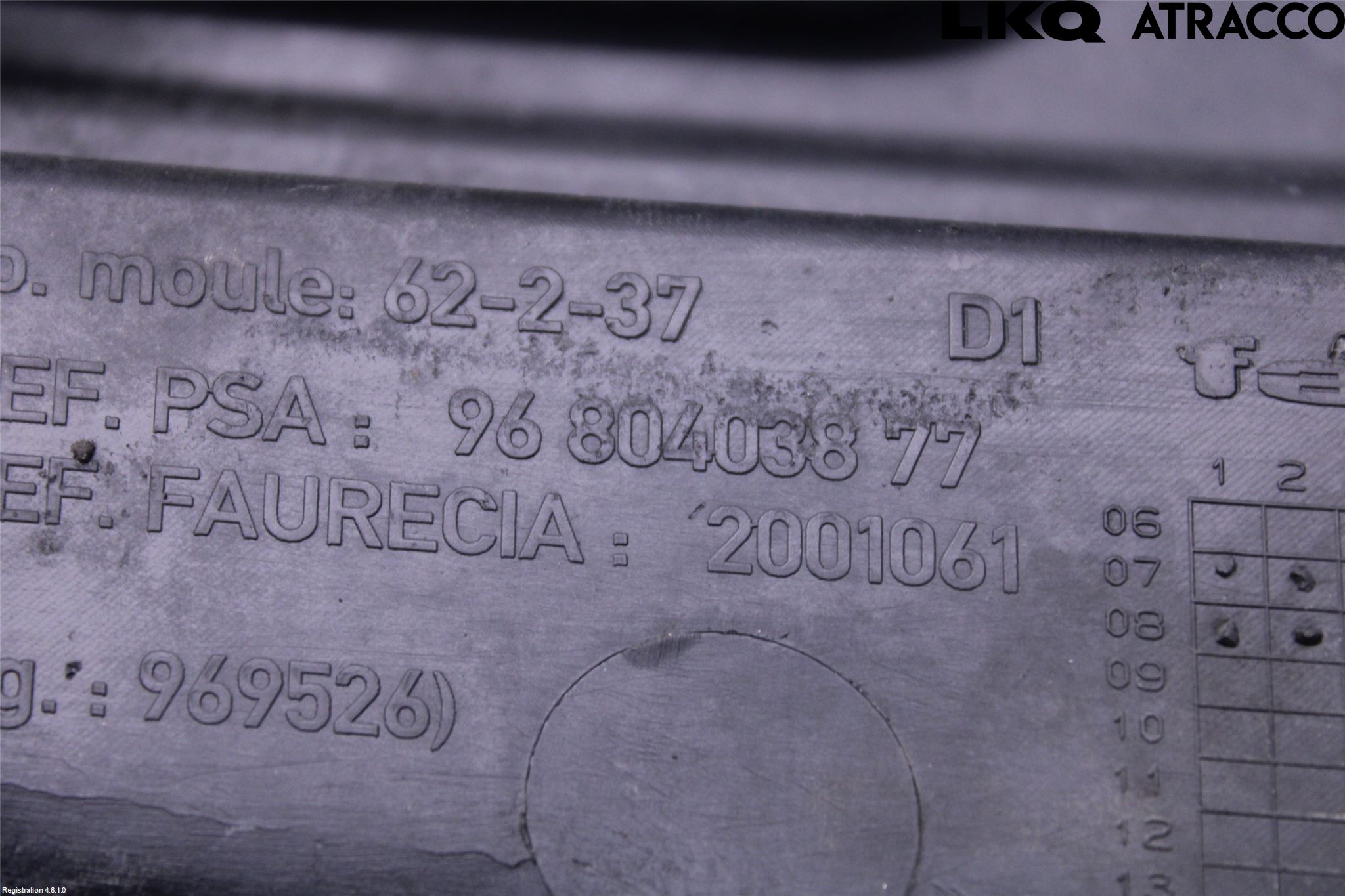 Citroen C4 PICASSO 06-13 Dimljussarg Fram