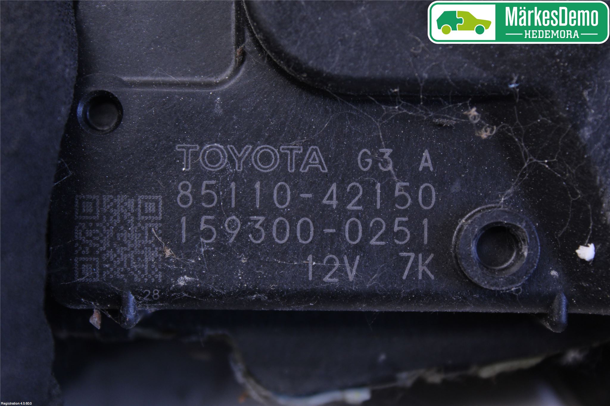 Toyota RAV 4 06-12 Torkarmotor Vindruta