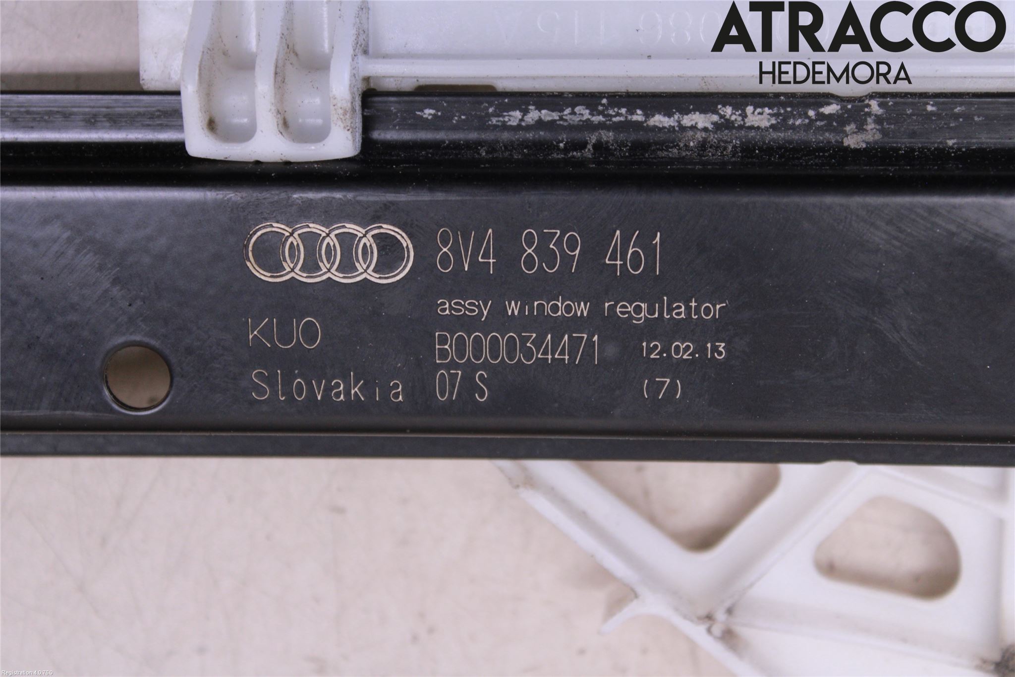 Audi A3/S3 8V 13-20 Fönsterhiss El Kompl