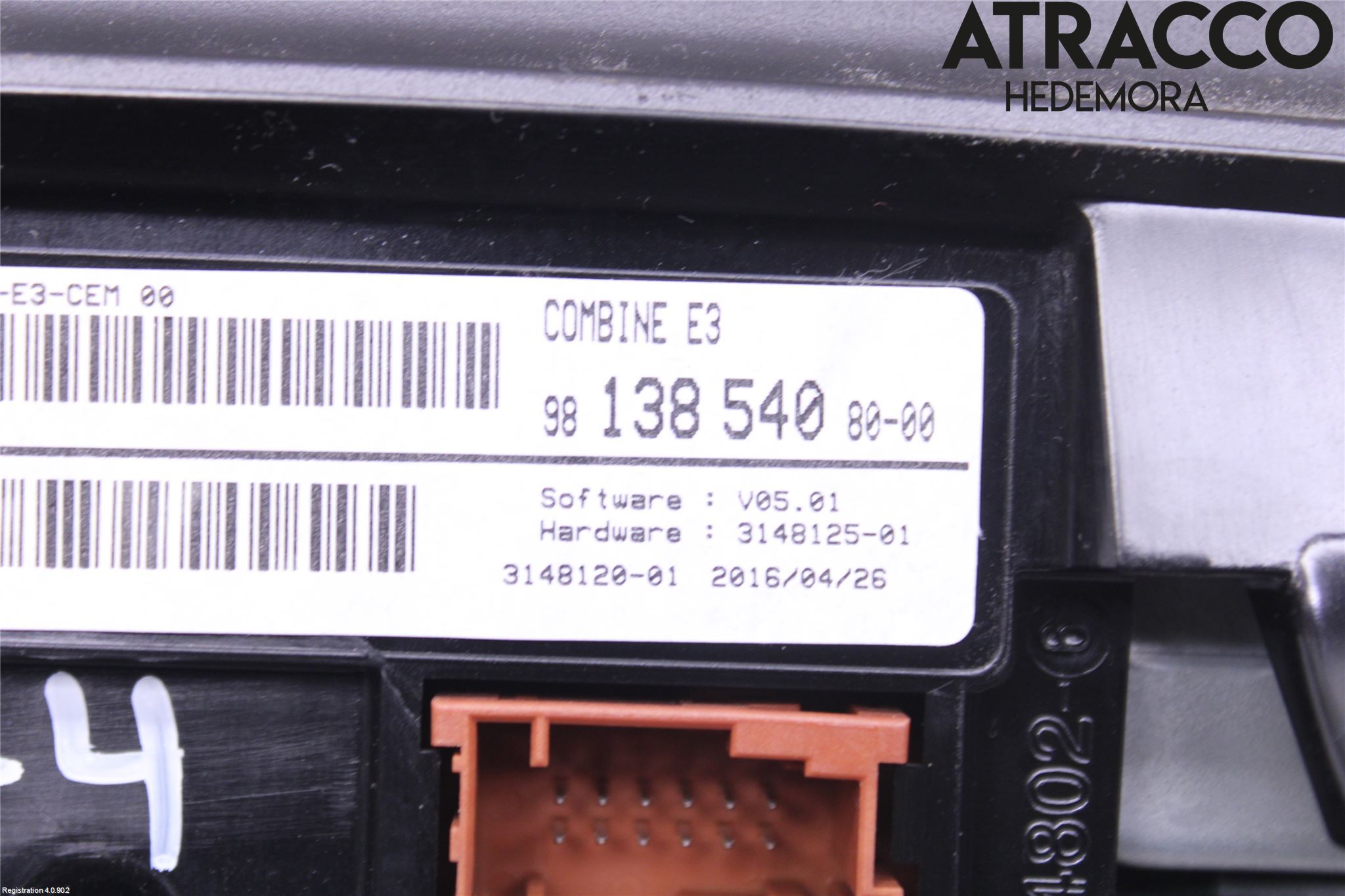 Citroen C4 CACTUS 14-20 Instrument Komb