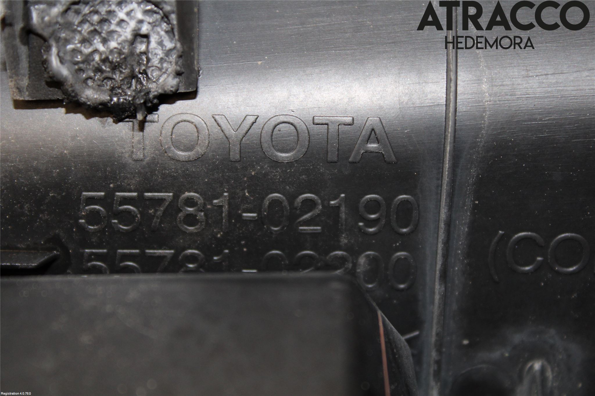 Toyota AURIS 07-09 Torpedplåt-Torpedplast