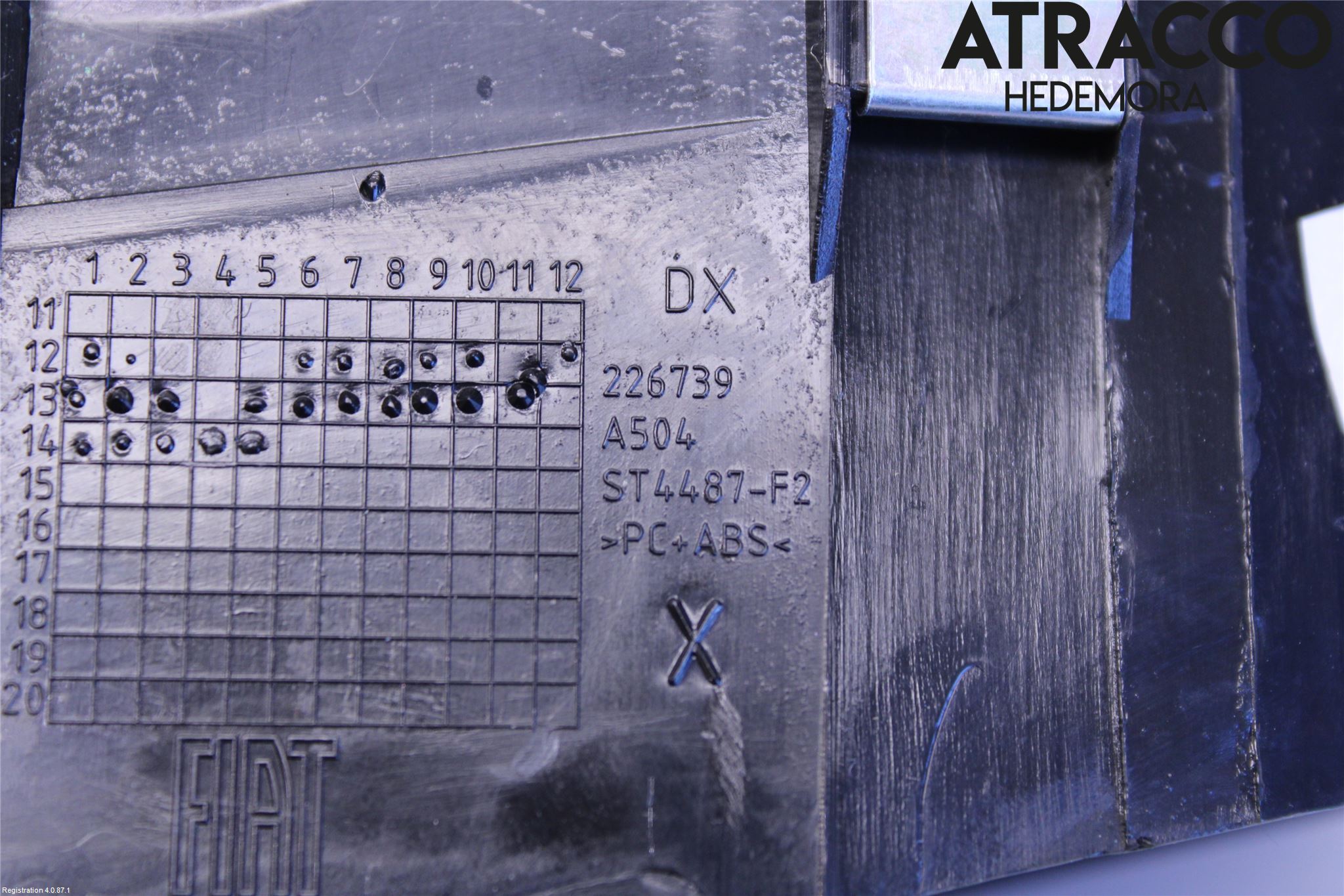 Fiat 500L 13-19 Defrosterkanal-Munstycke