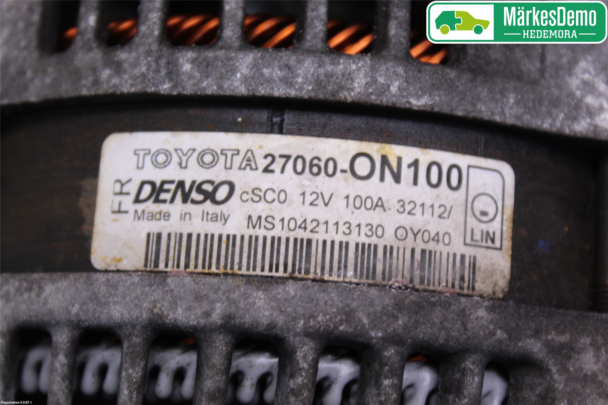 Toyota AURIS 13-19 Generator