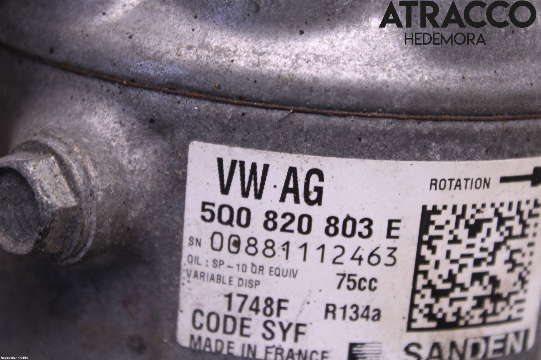 Volkswagen VW PASSAT 15-19 Ac Kompressor