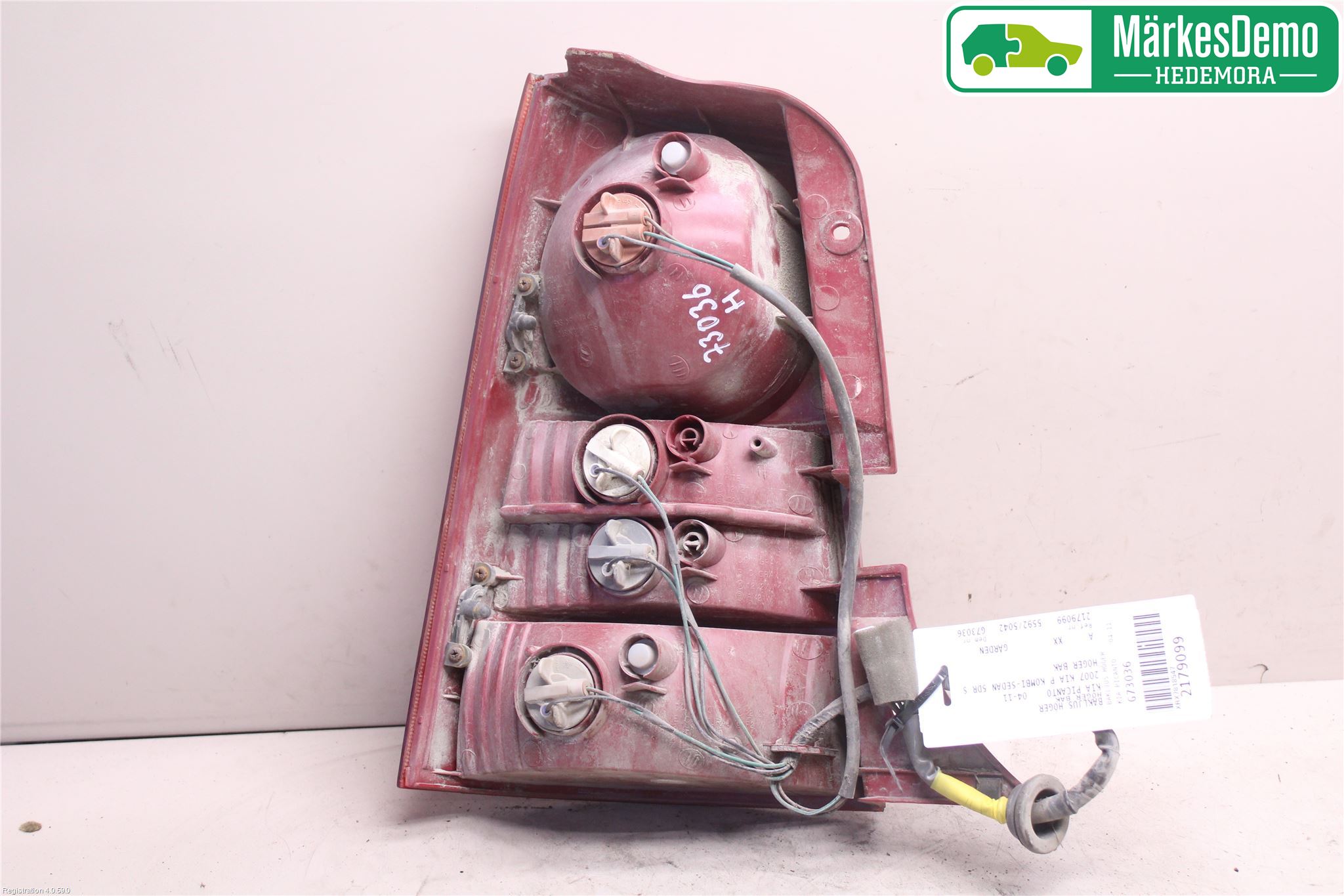 Kia PICANTO    04-11 Bakljus Höger