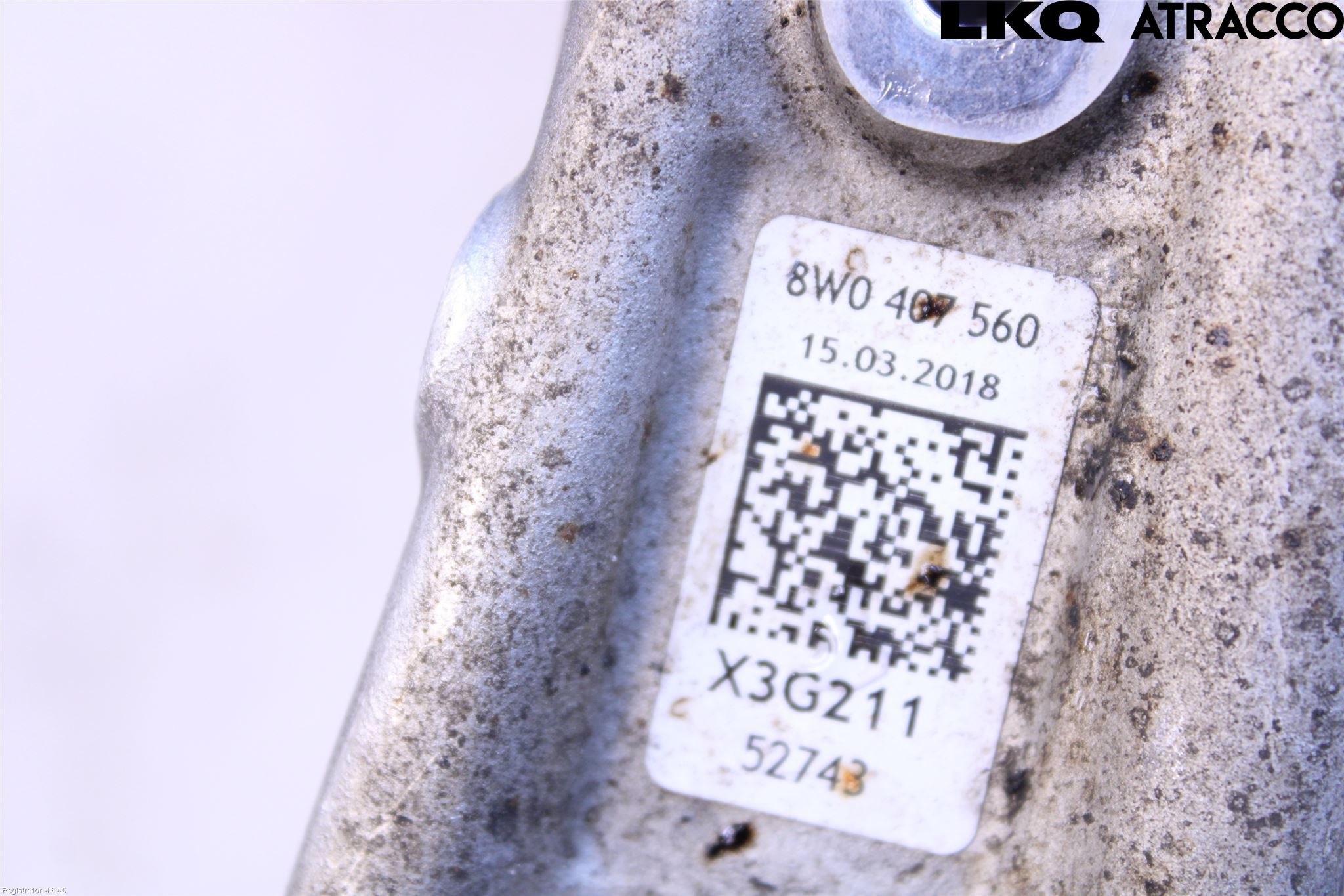 Audi A4/S4 B9 16-19 Styrspindel Lagerhus Hö