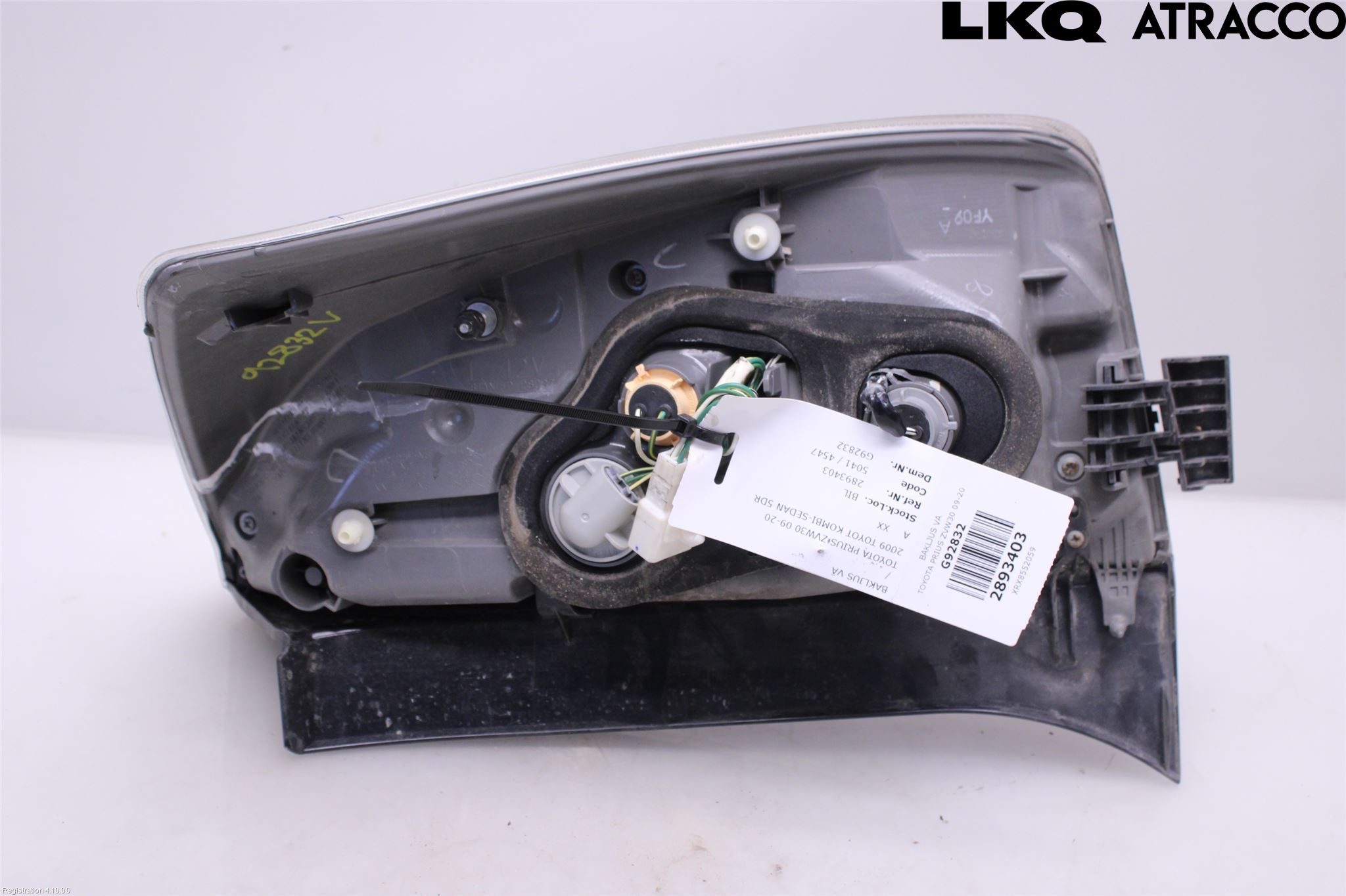Toyota PRIUS ZVW30 09-20 Bakljus Vänster