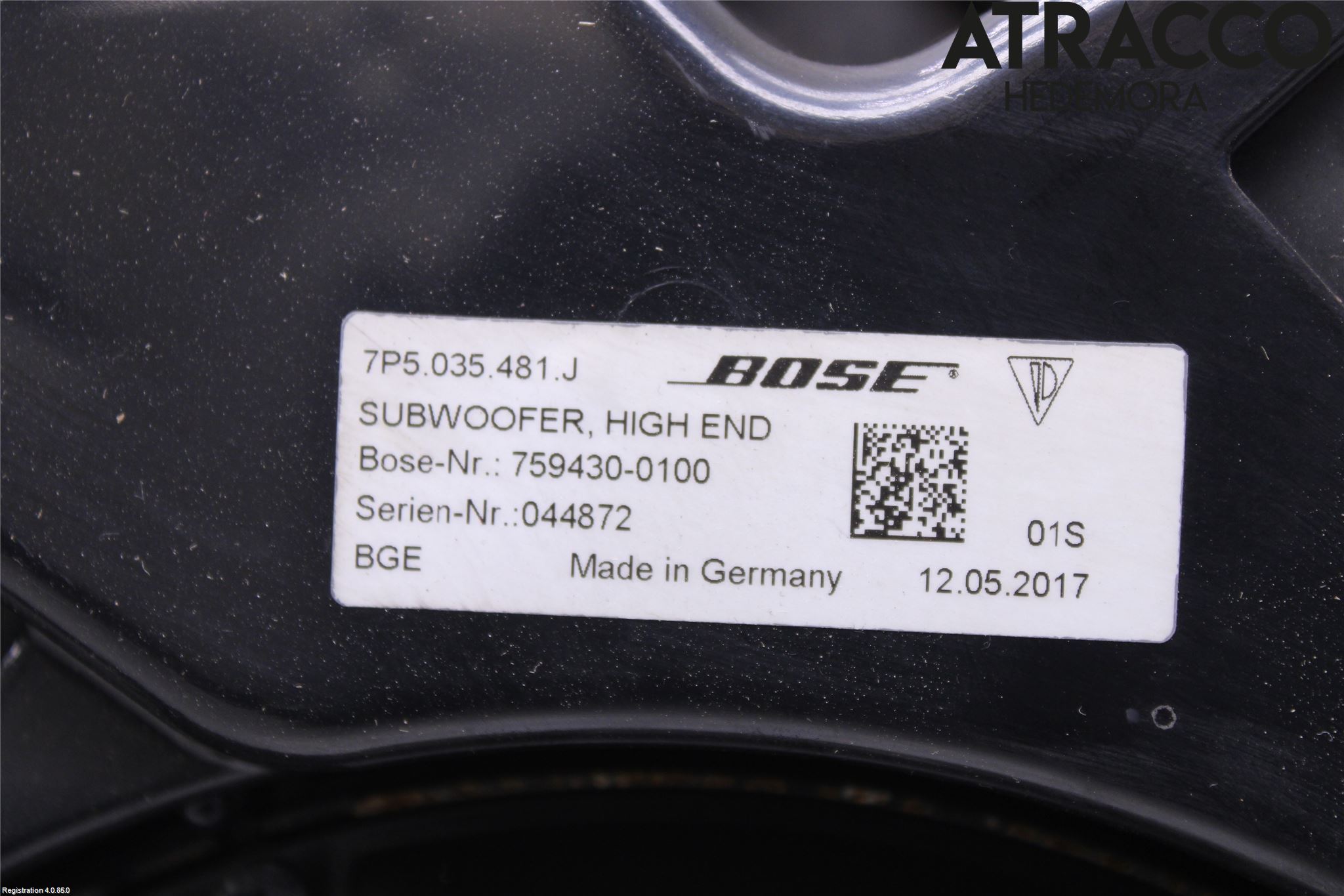 Porsche CAYENNE 03- Högtalare