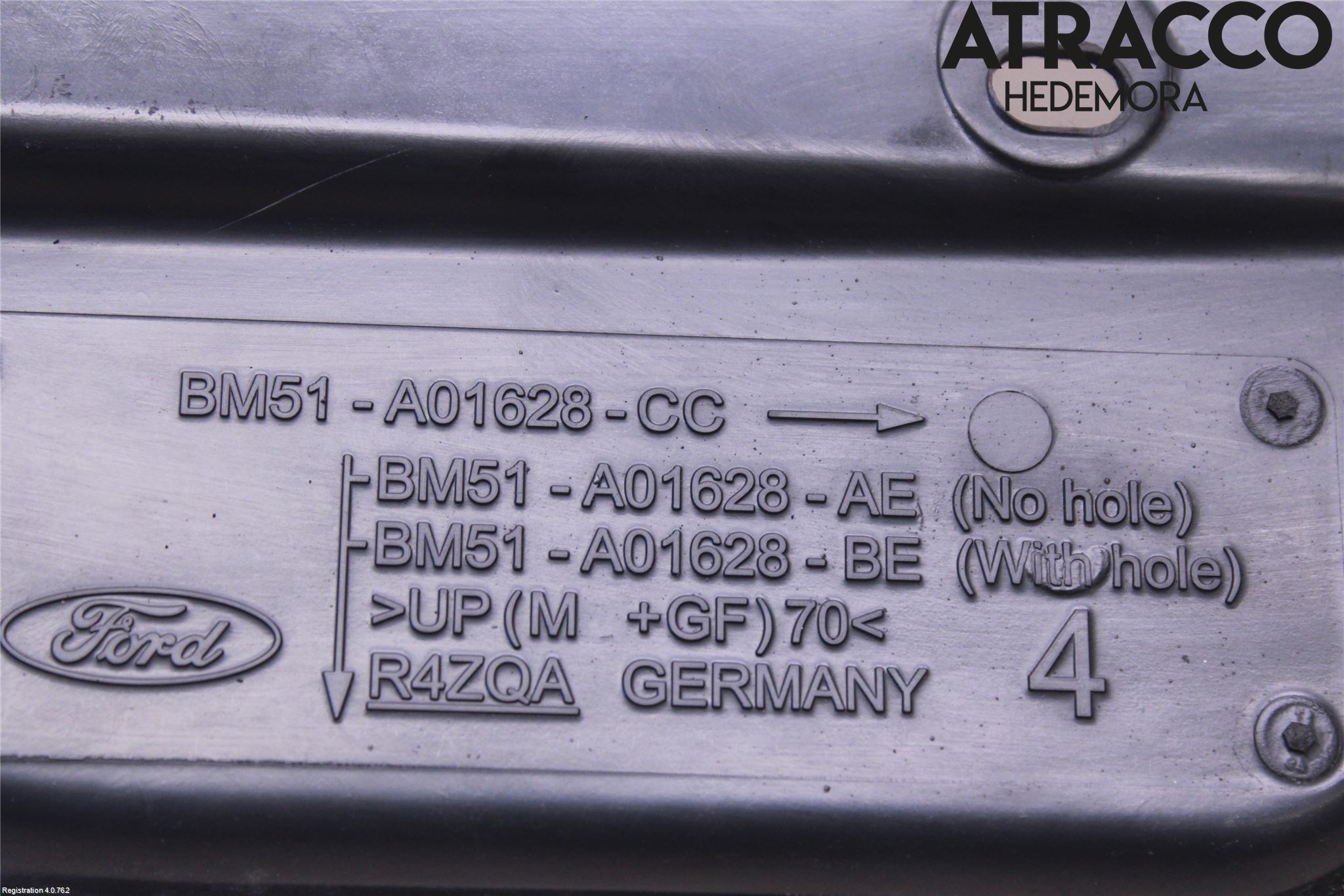 Ford FOCUS 15-18 Torpedplåt-Torpedplast