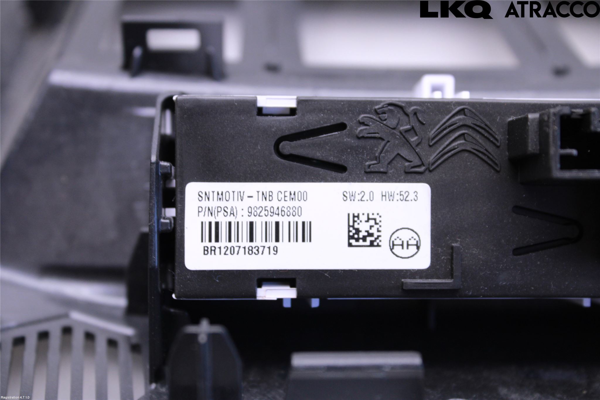 Citroen DS 7 CROSSBACK 19-23 Inredning Takkonsol