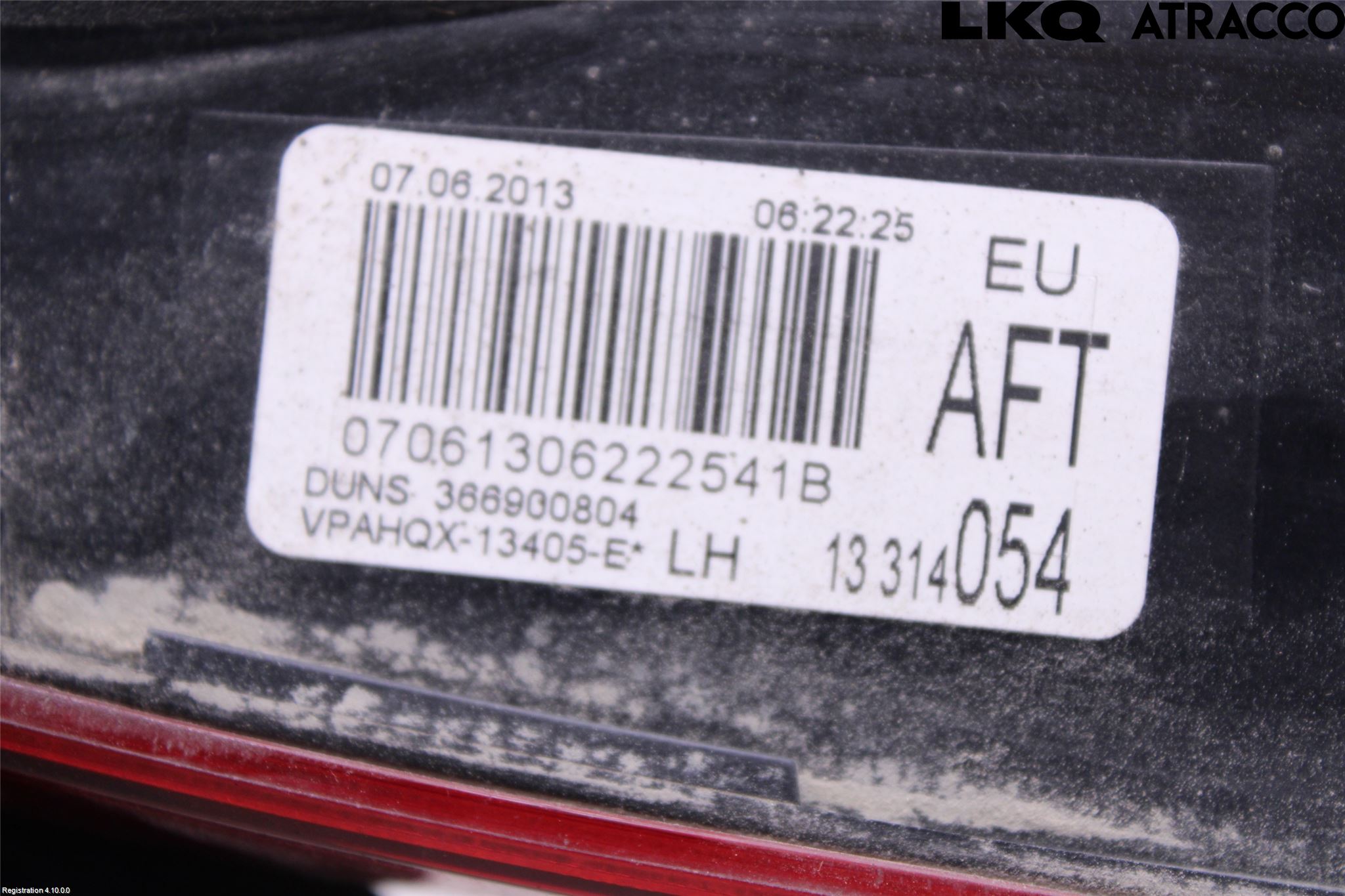 Opel ASTRA J 10-15 Bakljus Lucka Vä