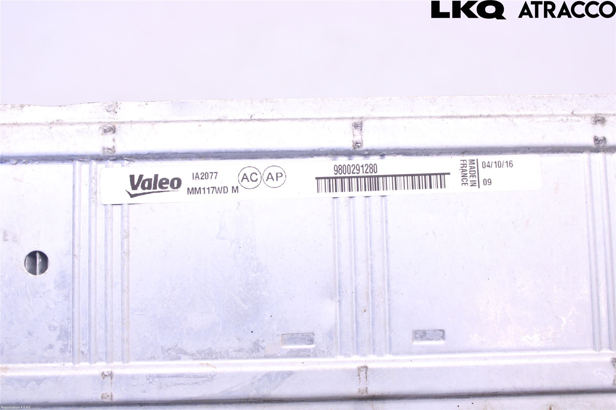 Citroen BERLINGO 08-18 Laddluft-Intercooler Kyl