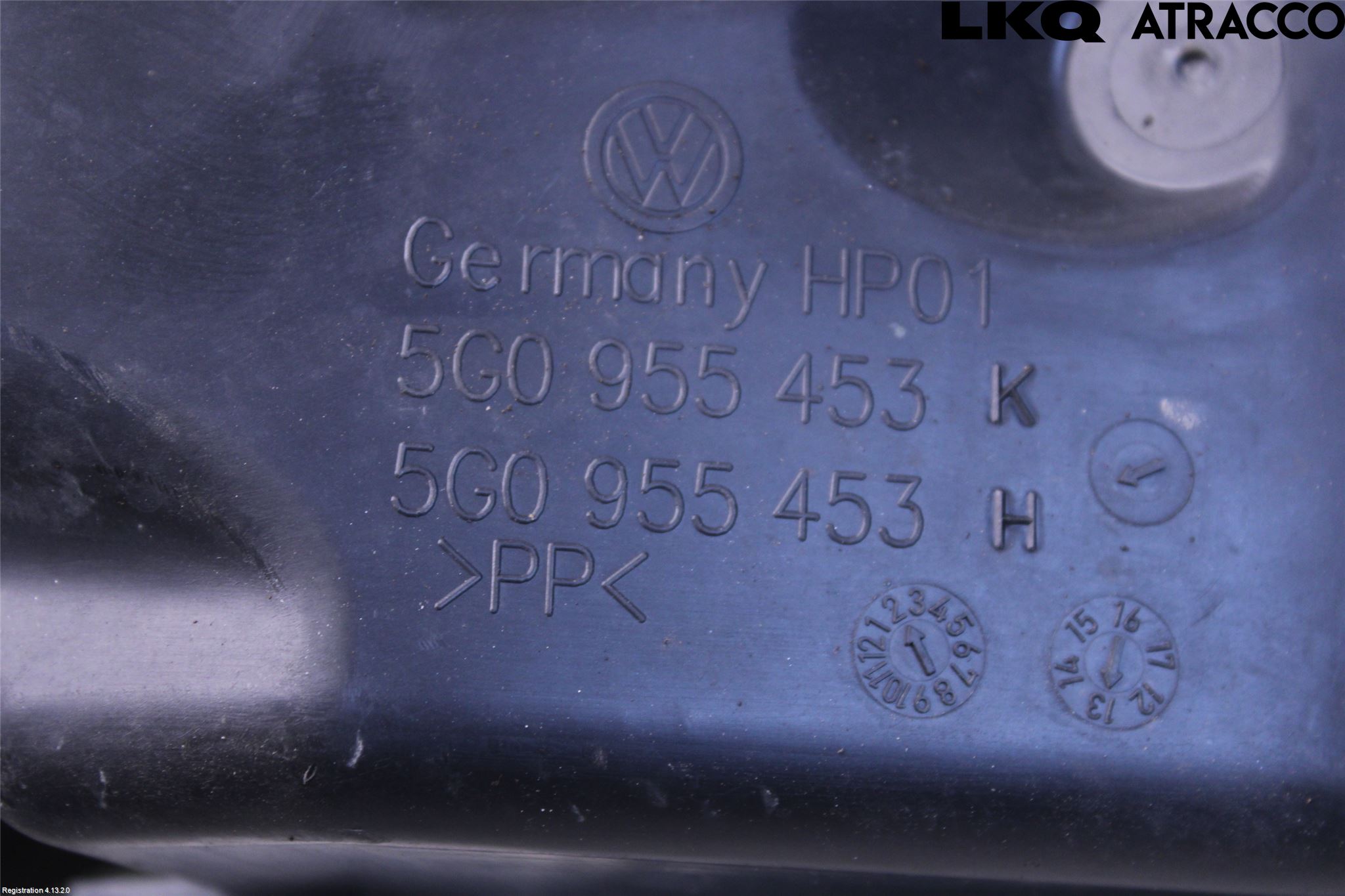 Volkswagen VW GOLF / E-GOLF VII 13-20 Spolartank Vindruta-Strål