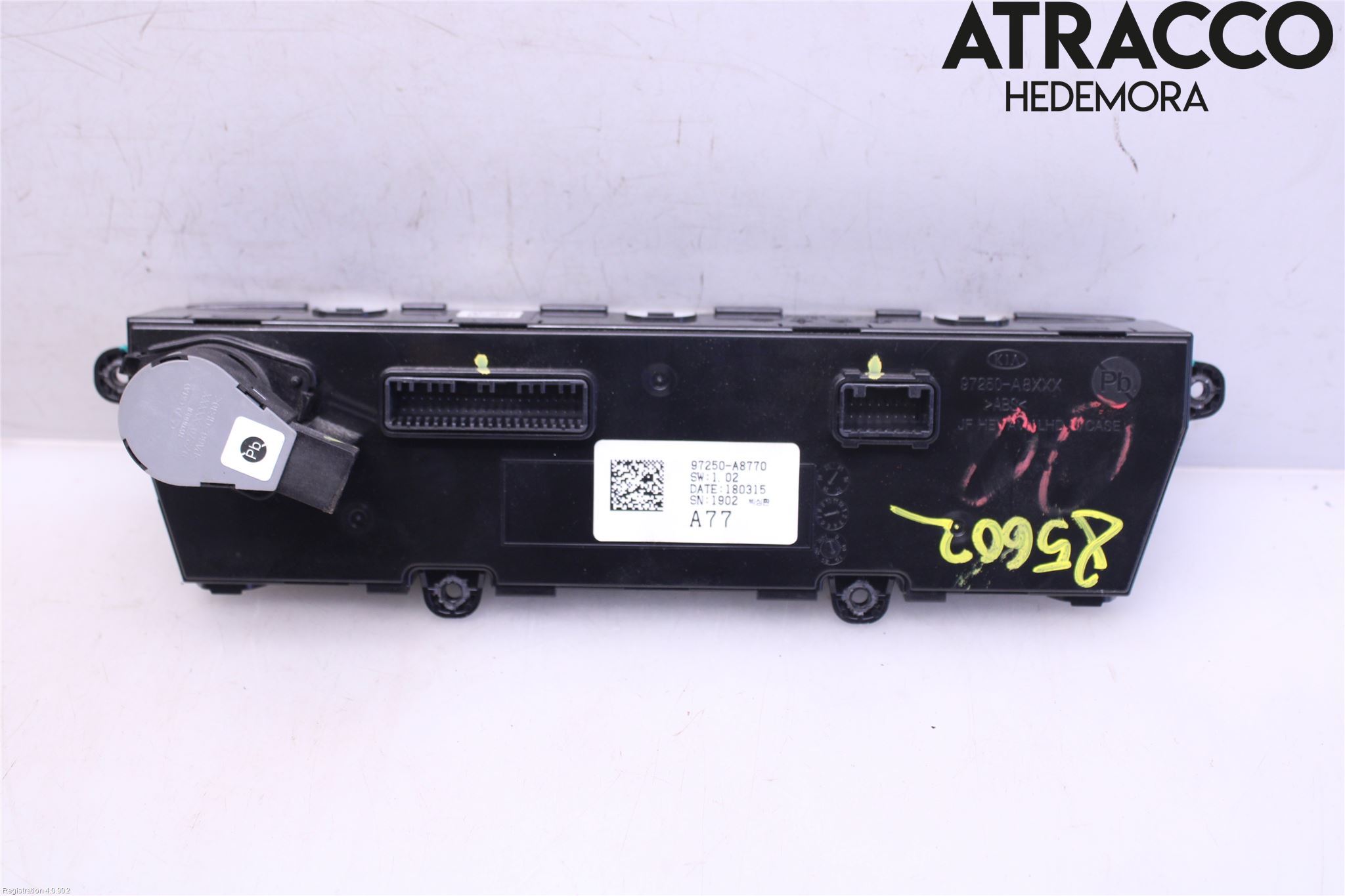 Kia OPTIMA 16-20 Ac Styrenhet Ac Manöveren