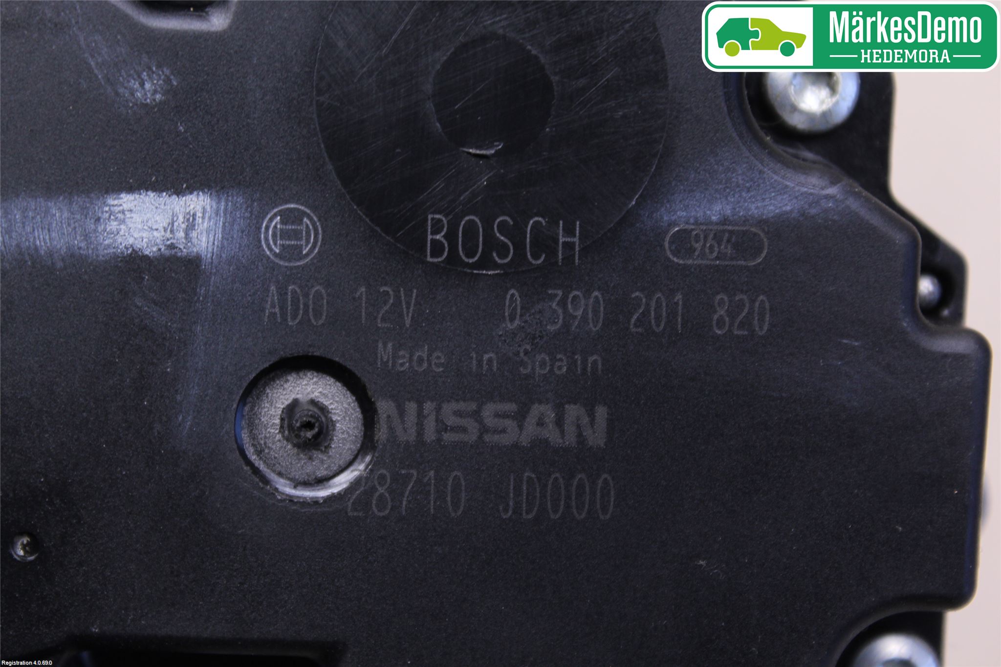 Nissan QASHQAI   07-10 Torkarmotor Baklucka