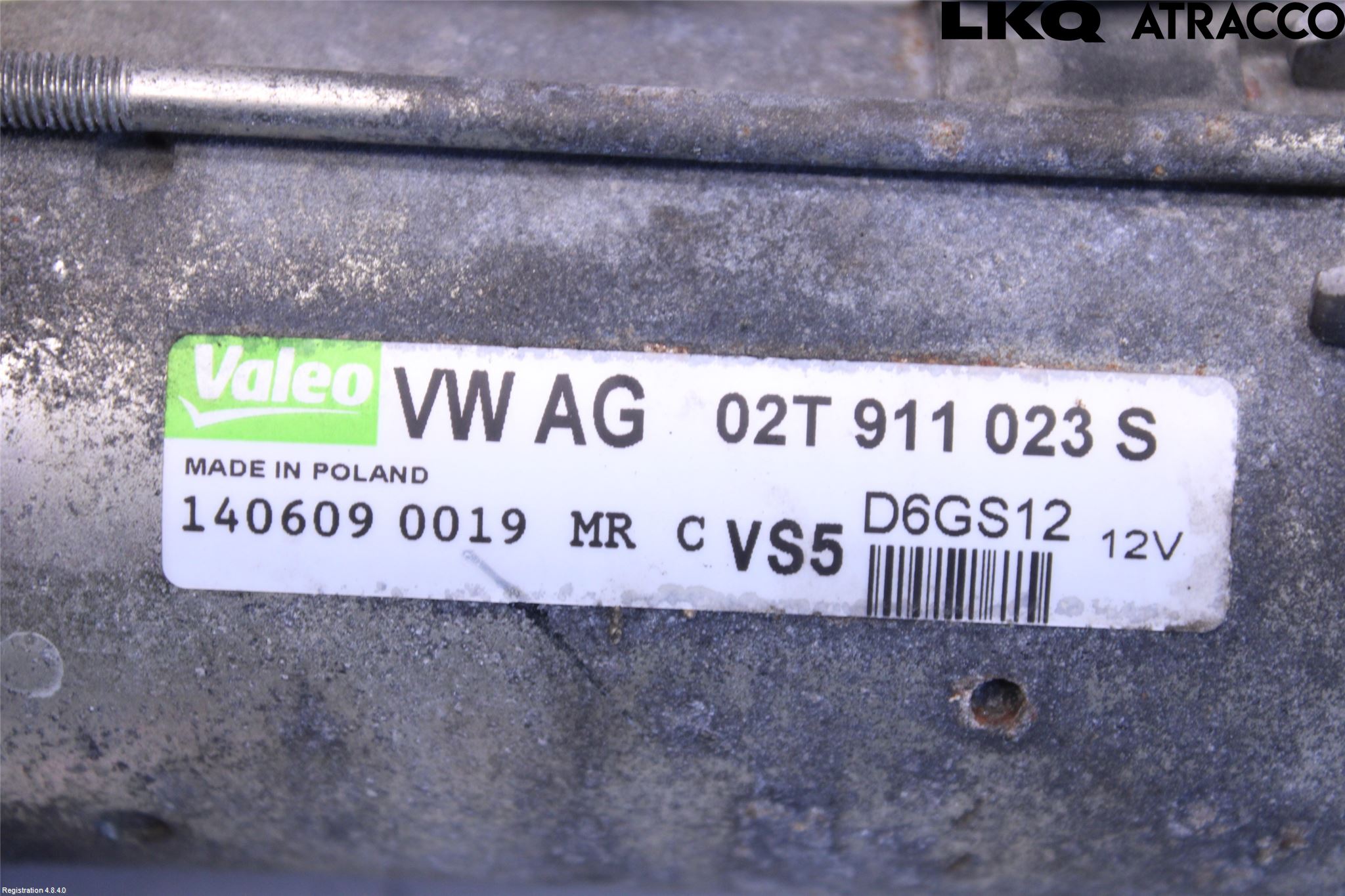 Volkswagen VW POLO 10-17 Startmotor