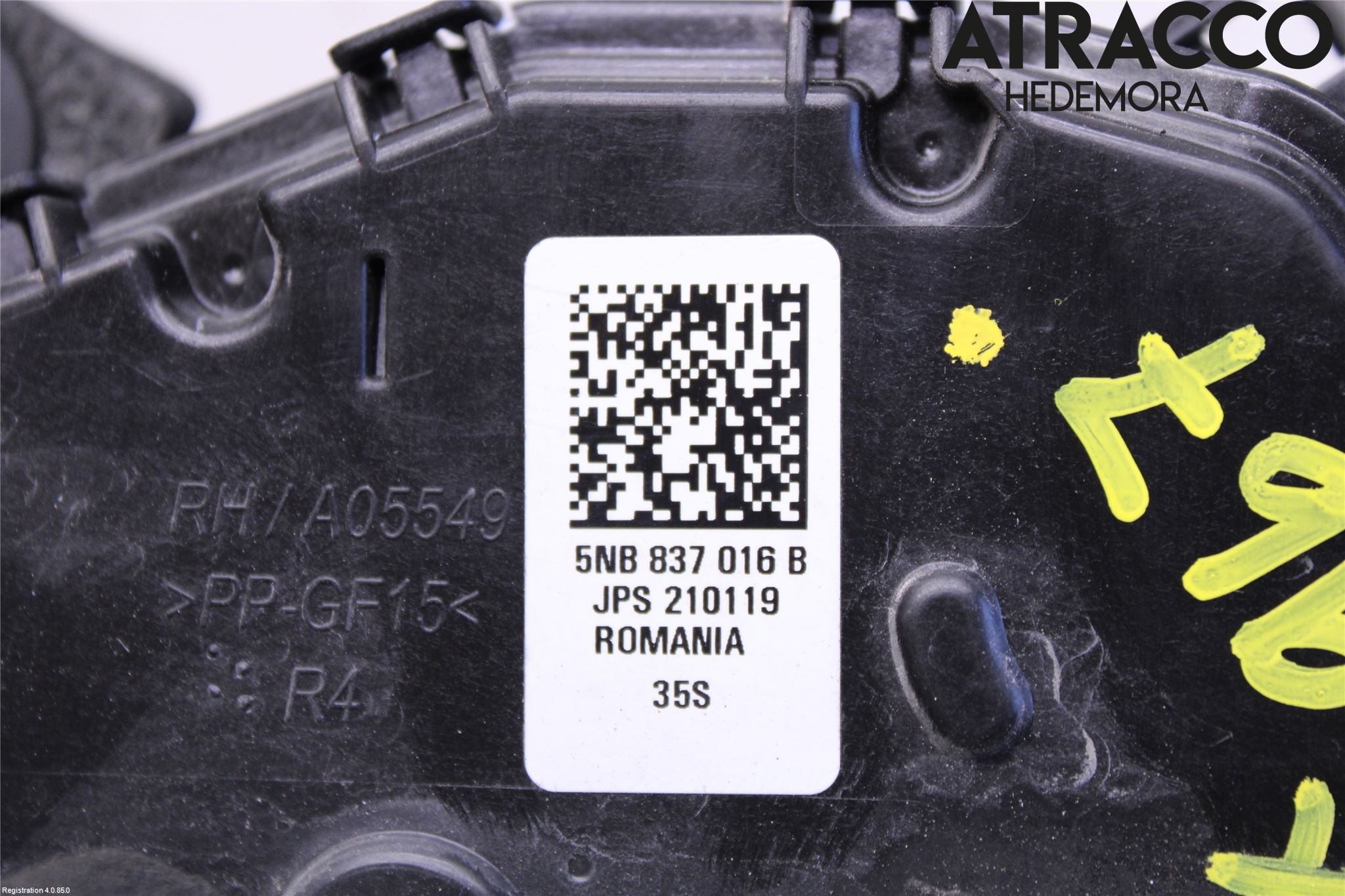 Volkswagen VW PASSAT 15-19 Låskista-Dörrlås