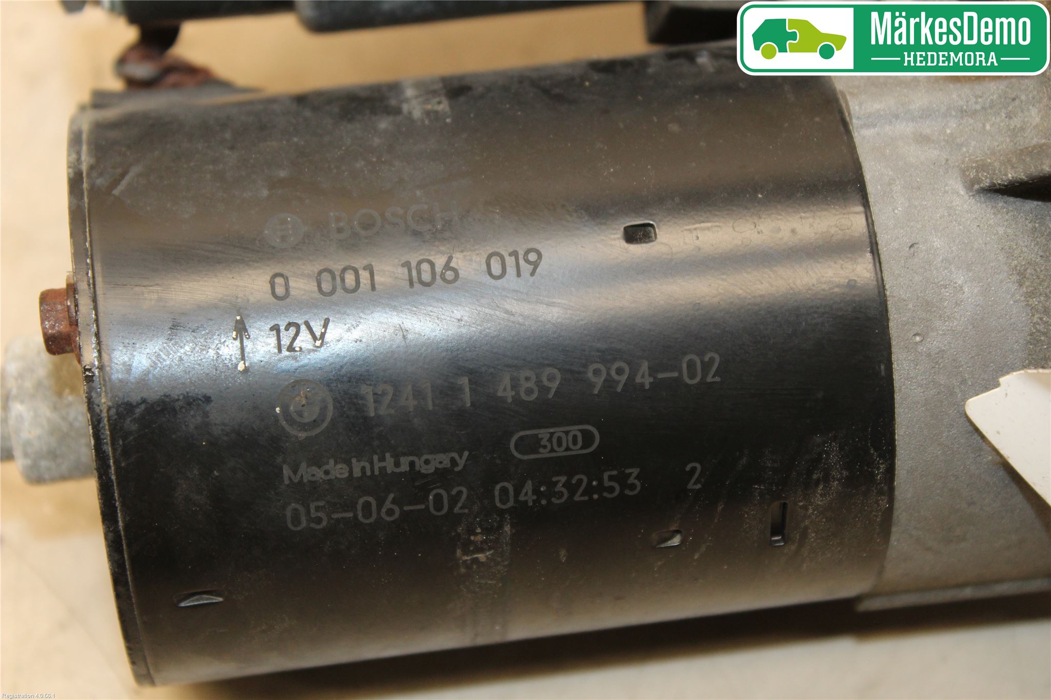 Mini COUPE R50/53 01-06 Startmotor