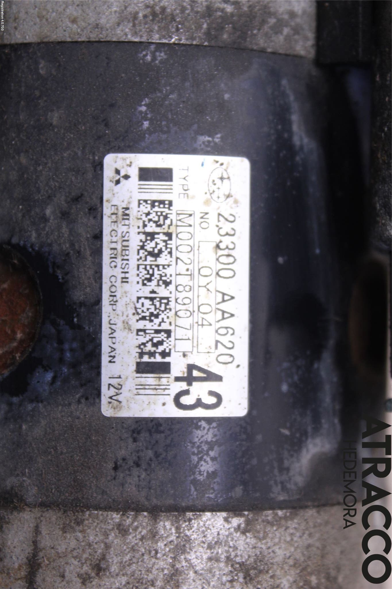 Subaru FORESTER SH 08-13 Startmotor Diesel