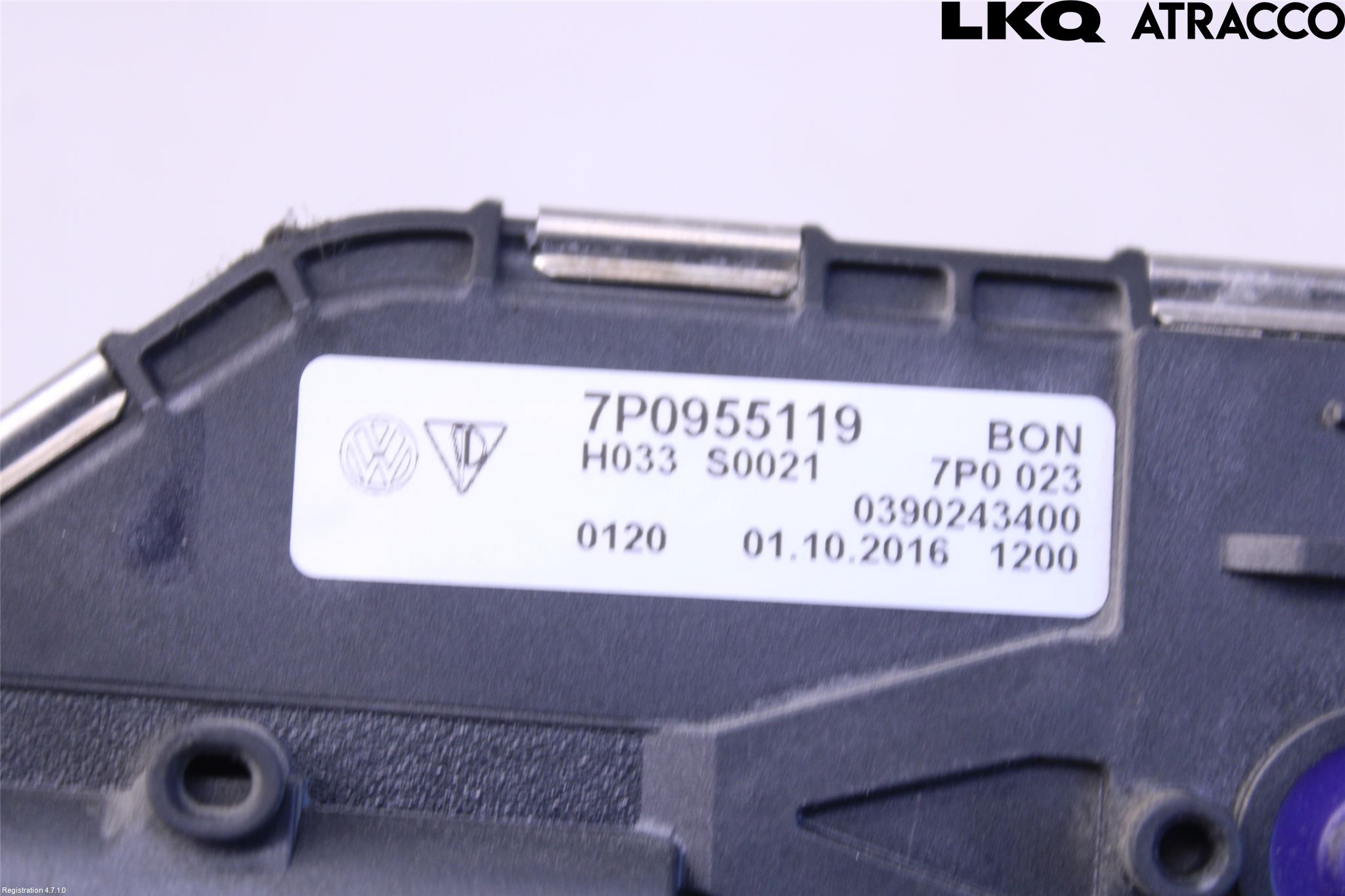 Volkswagen VW TOUAREG 7P 11-18 Torkarmotor Vindruta