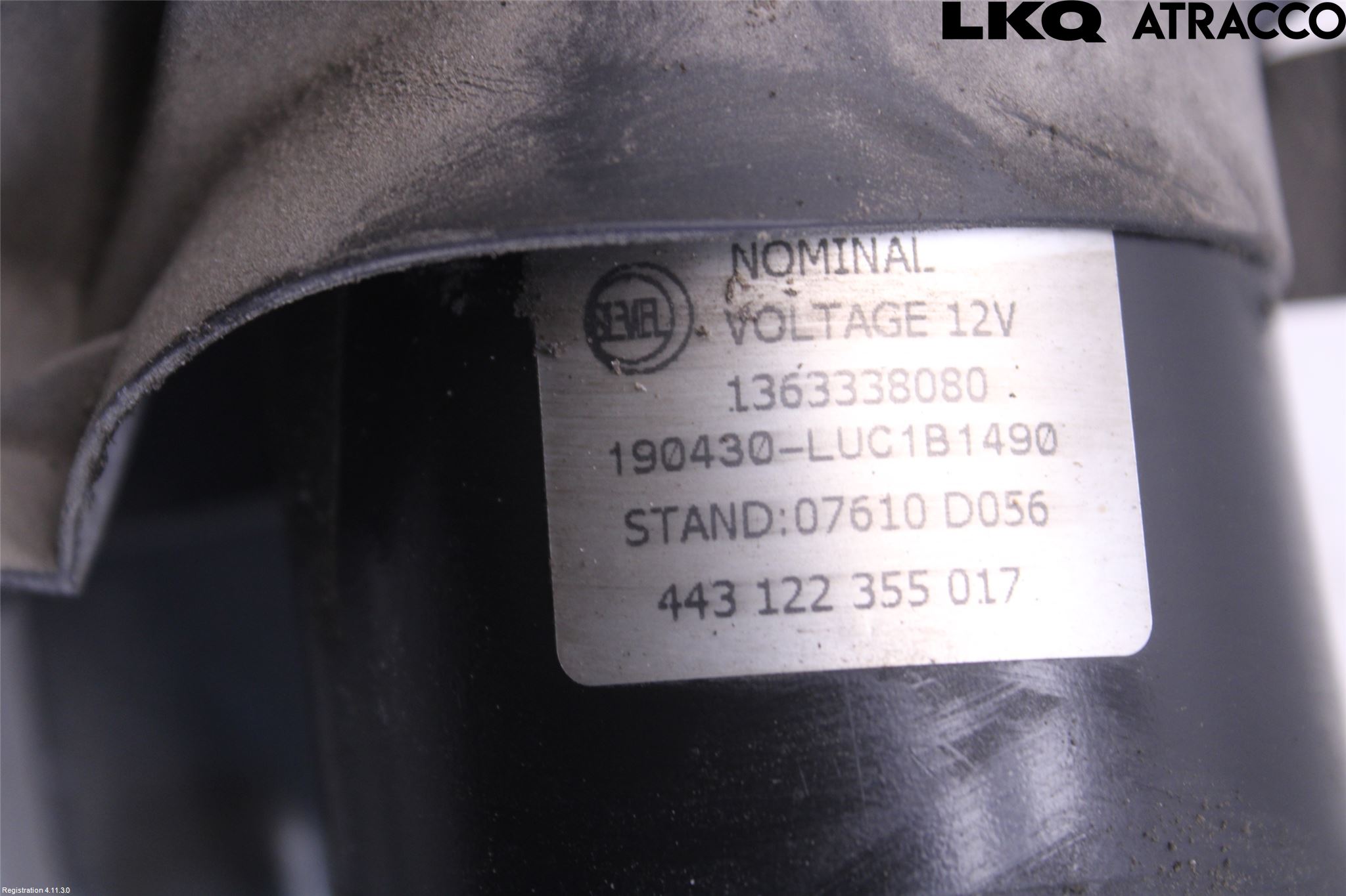 Fiat DUCATO 15-23 Torkarmotor Vindruta